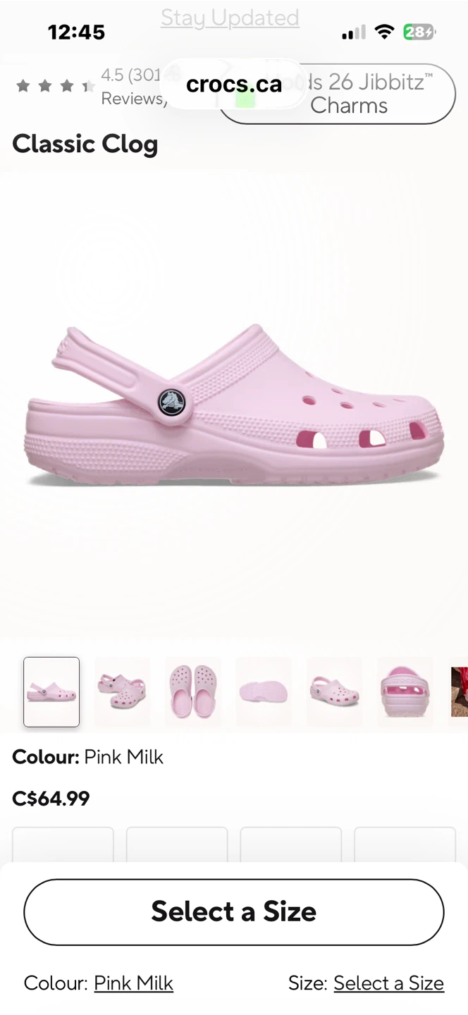 Crocs m6-w8, Pink Milk, new - photo 4