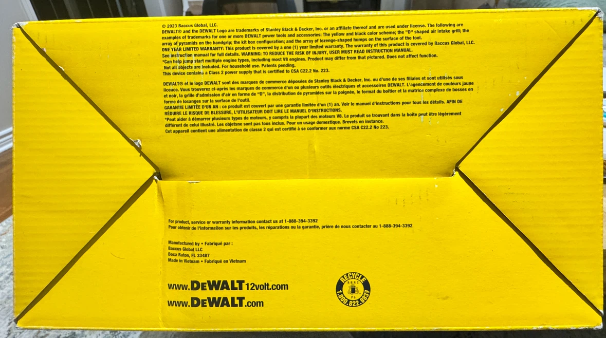 DEWALT 1600A Jump Starter with Digital Air Compressor - photo 4
