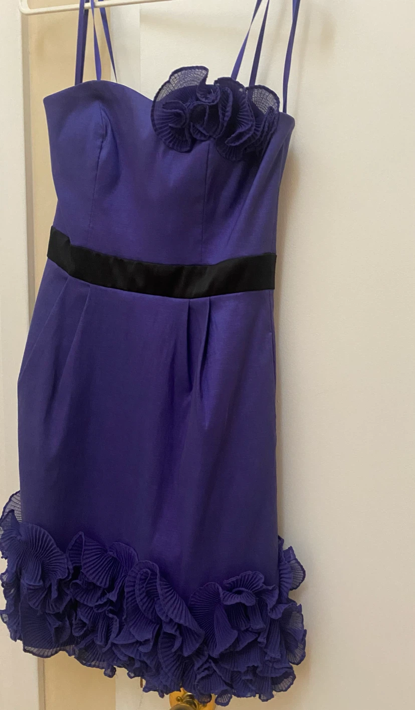 Max & Cleo Purple Dress Size 4