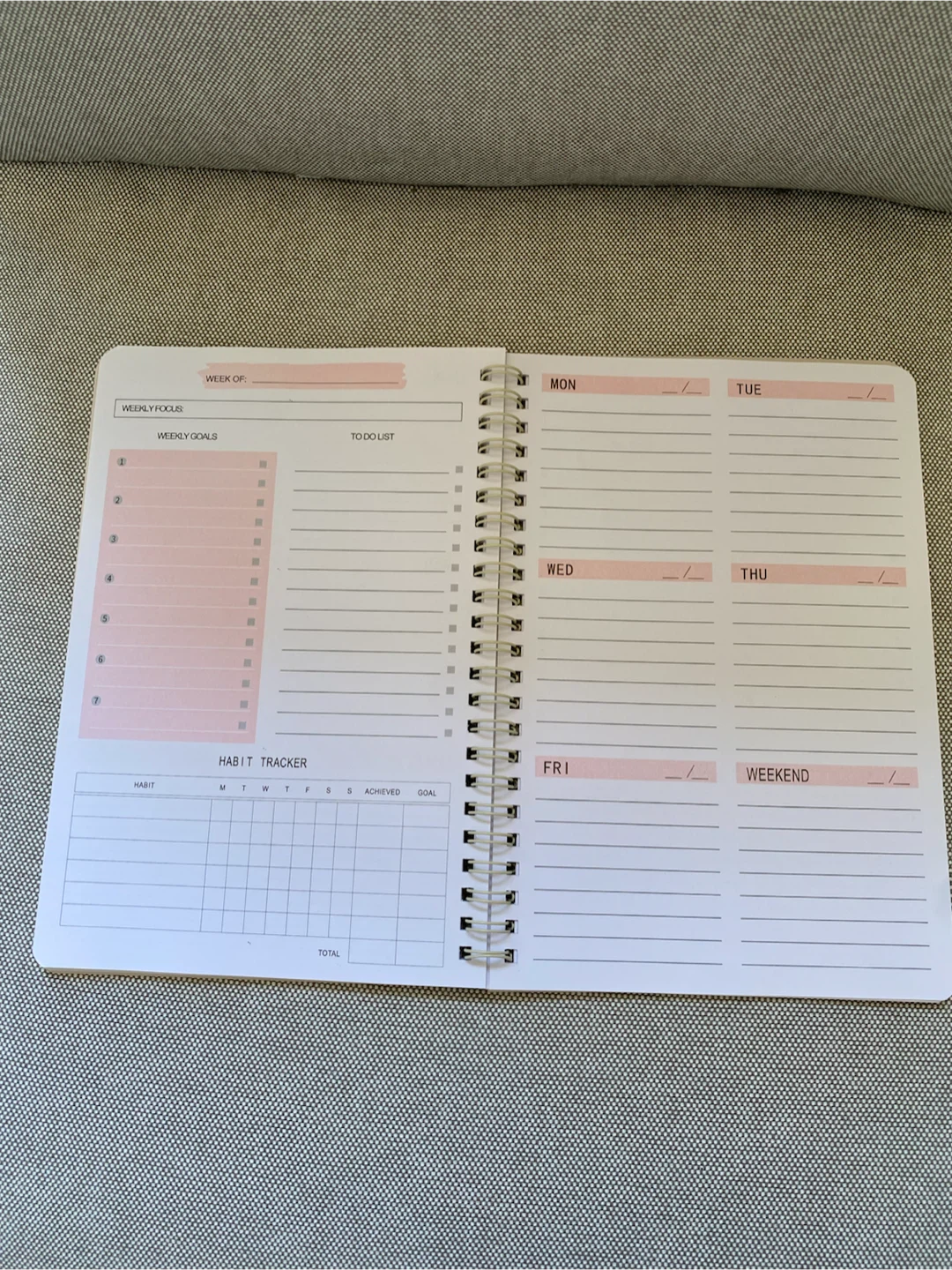 NEW Weekly Planner - Non Dated - photo 2