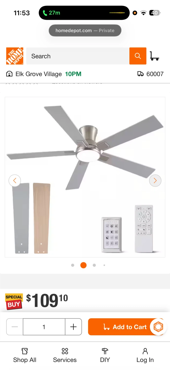 YUHAO DY1256X-5B/52 fan