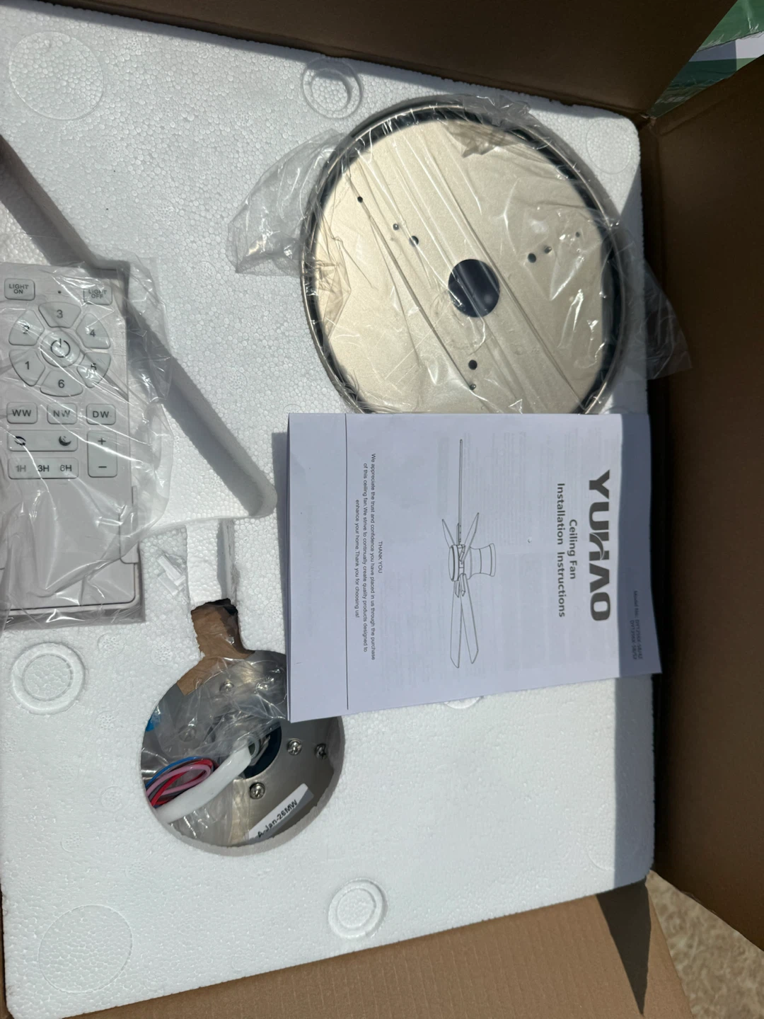 YUHAO DY1256X-5B/52 fan - photo 3