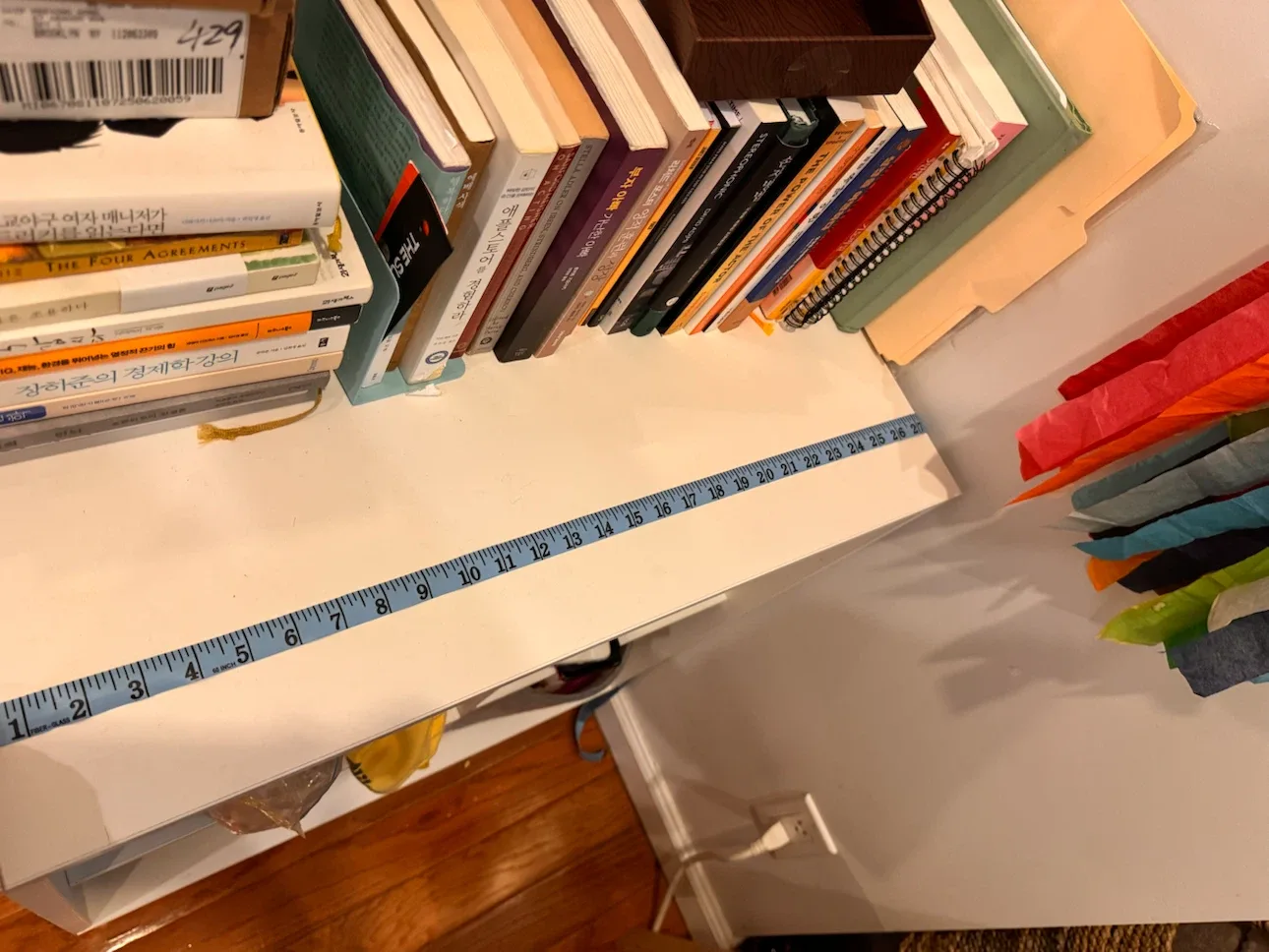White 4-Cube Storage Shelf Unit - photo 3