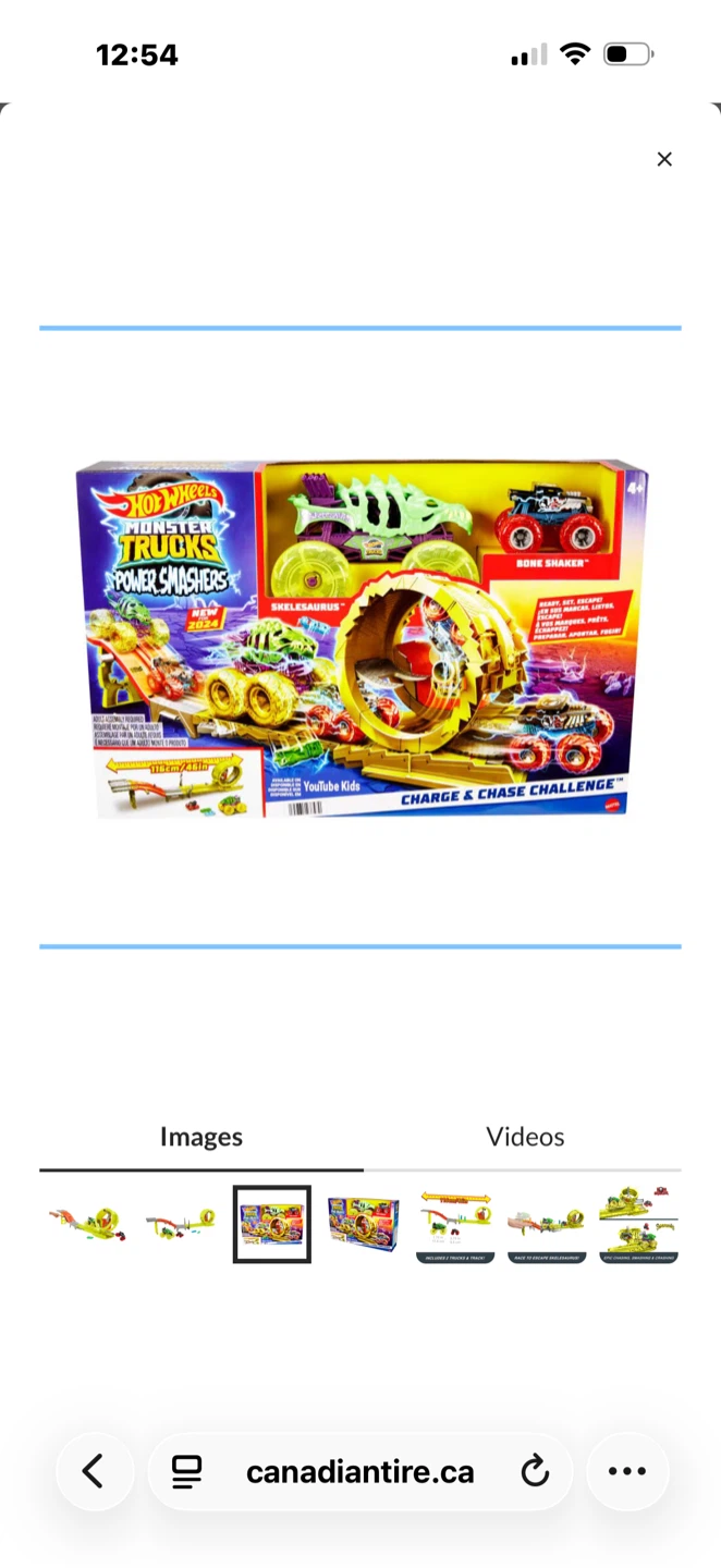 Hot Wheels Monster Trucks Smashers Track Set