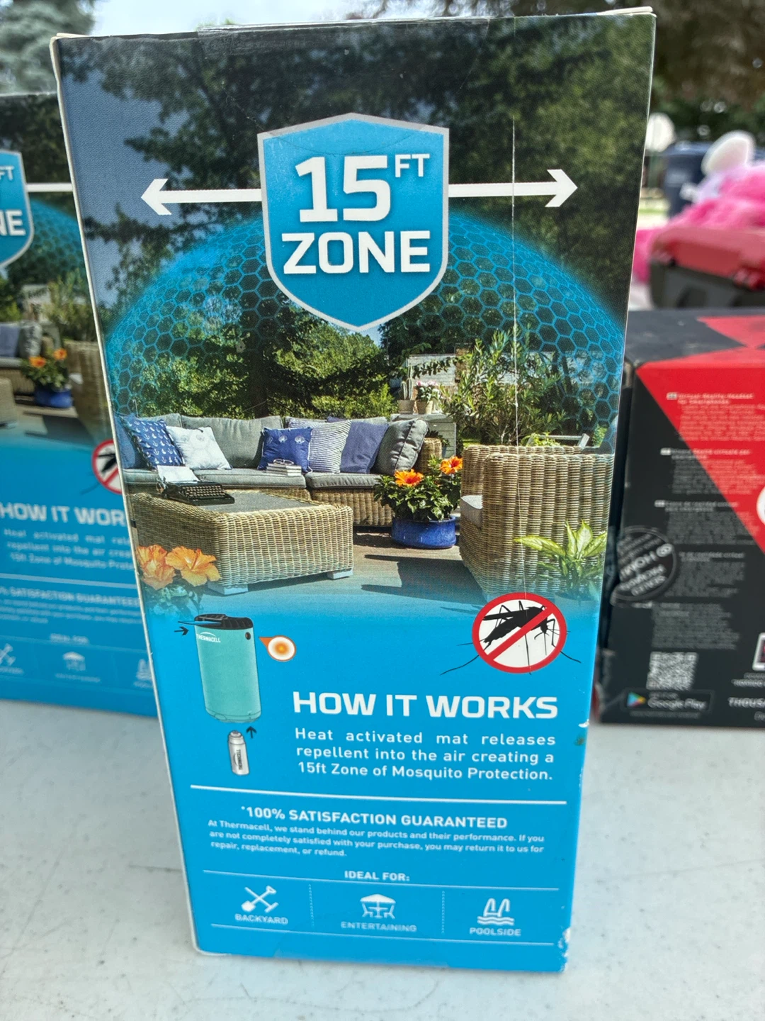 Thermacell Patio Shield Mosquito Protection Glacial Blue - photo 2