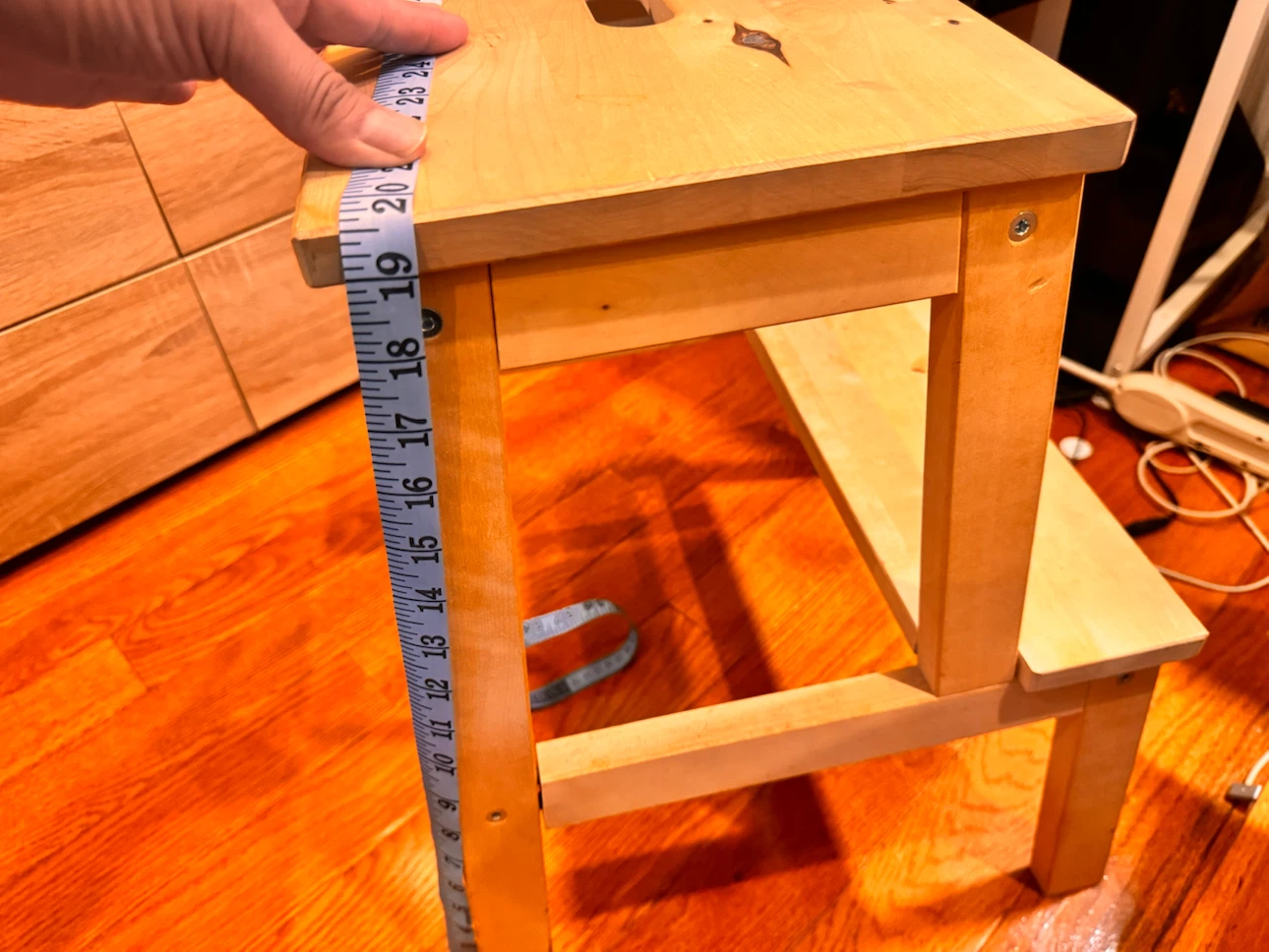Wooden Step Stool - photo 4