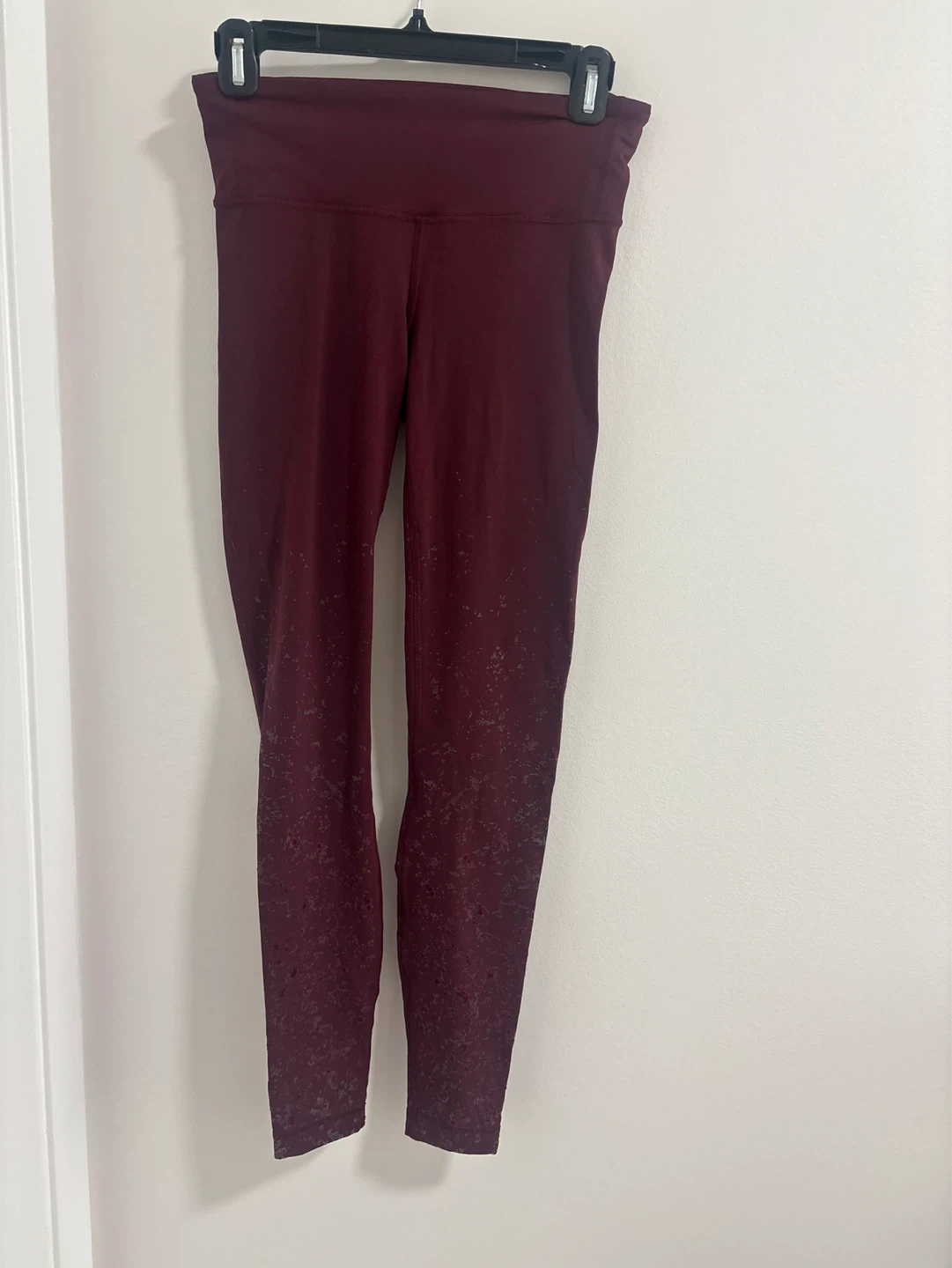 Lululemon Maroon Ombre Leggings size 6