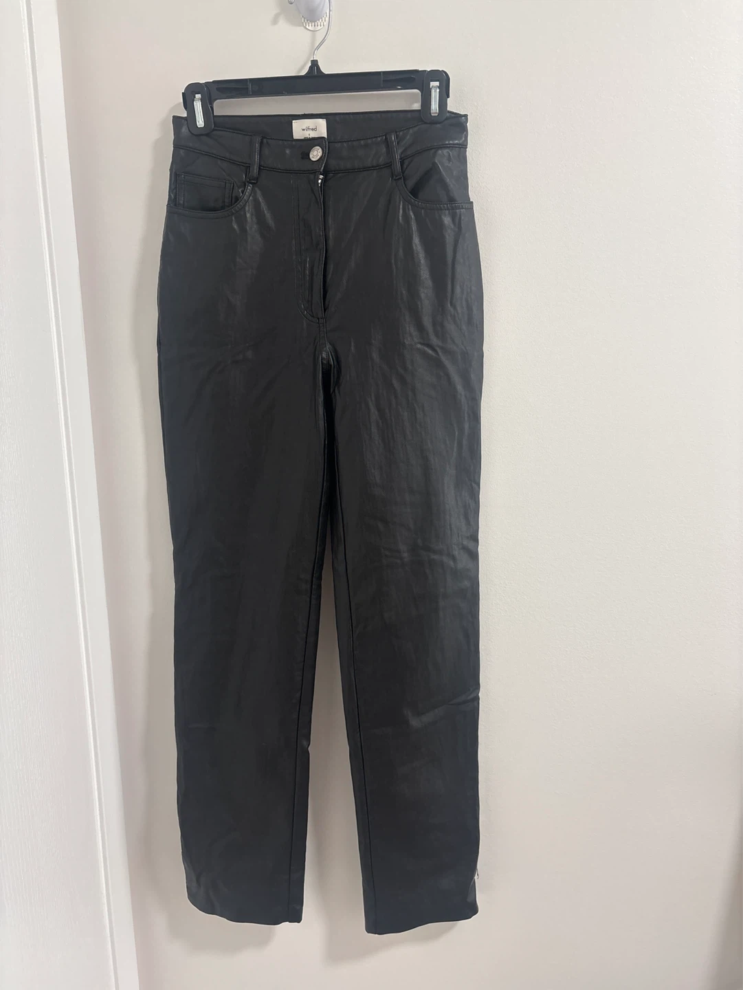 Wilfred Faux Leather Pants Size 6