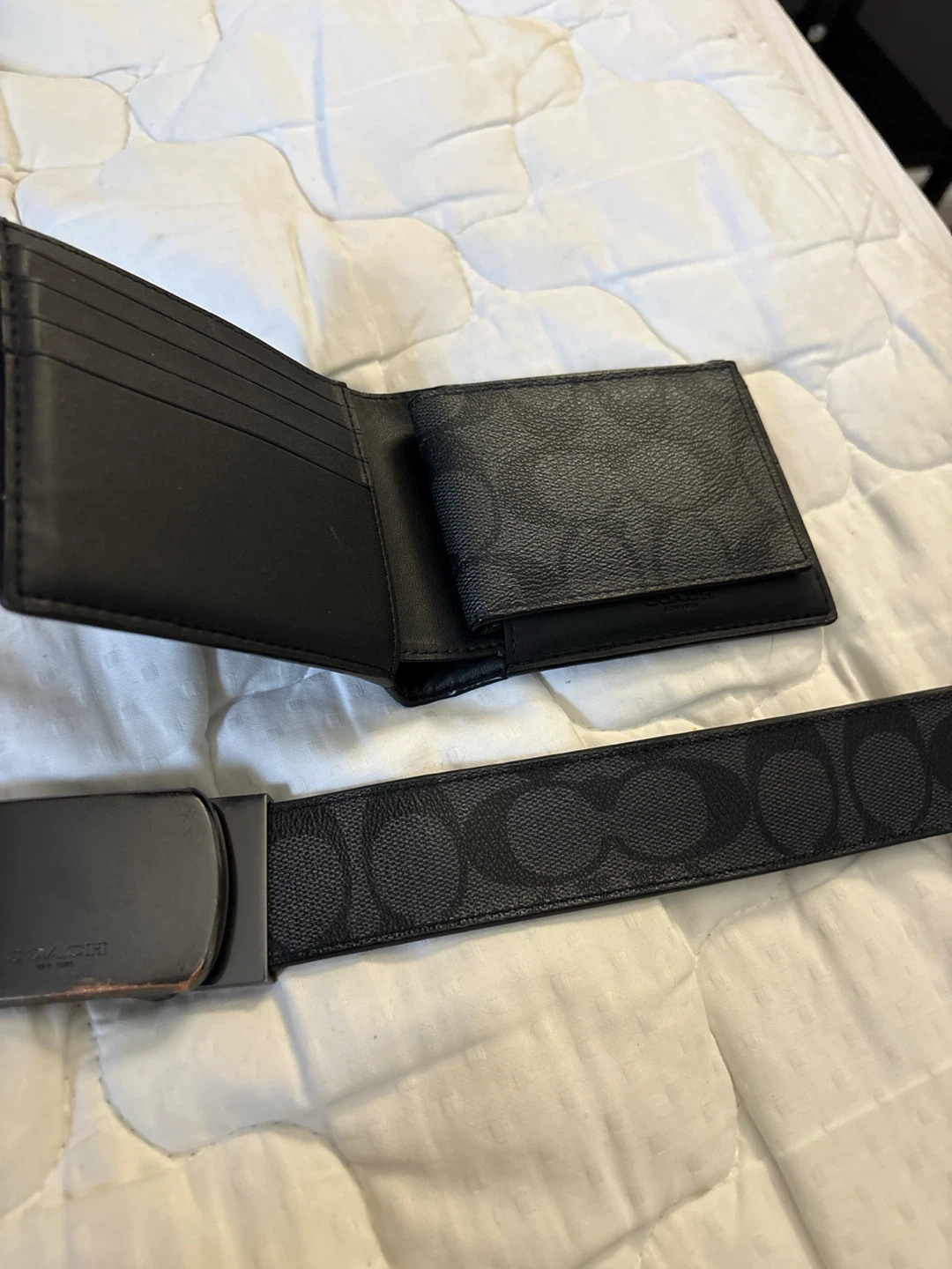 Coach Signature Belt and Wallet Set - photo 2