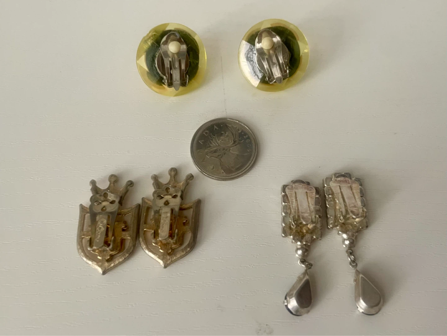 Elegant Vintage Clip-on earrings - photo 2