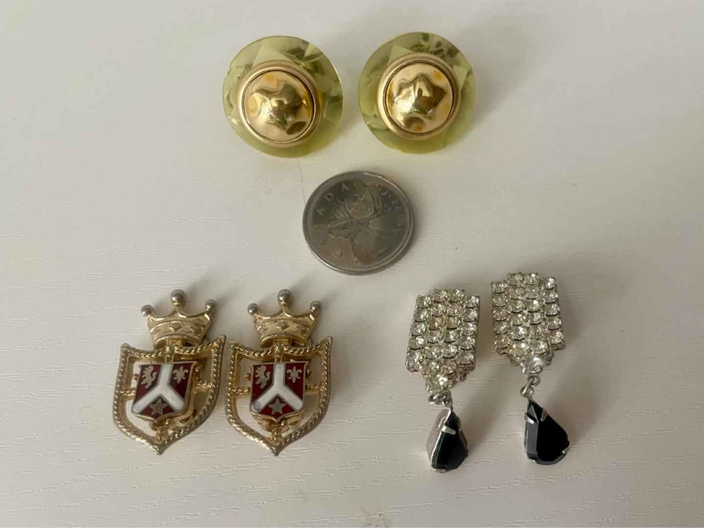 Elegant Vintage Clip-on earrings