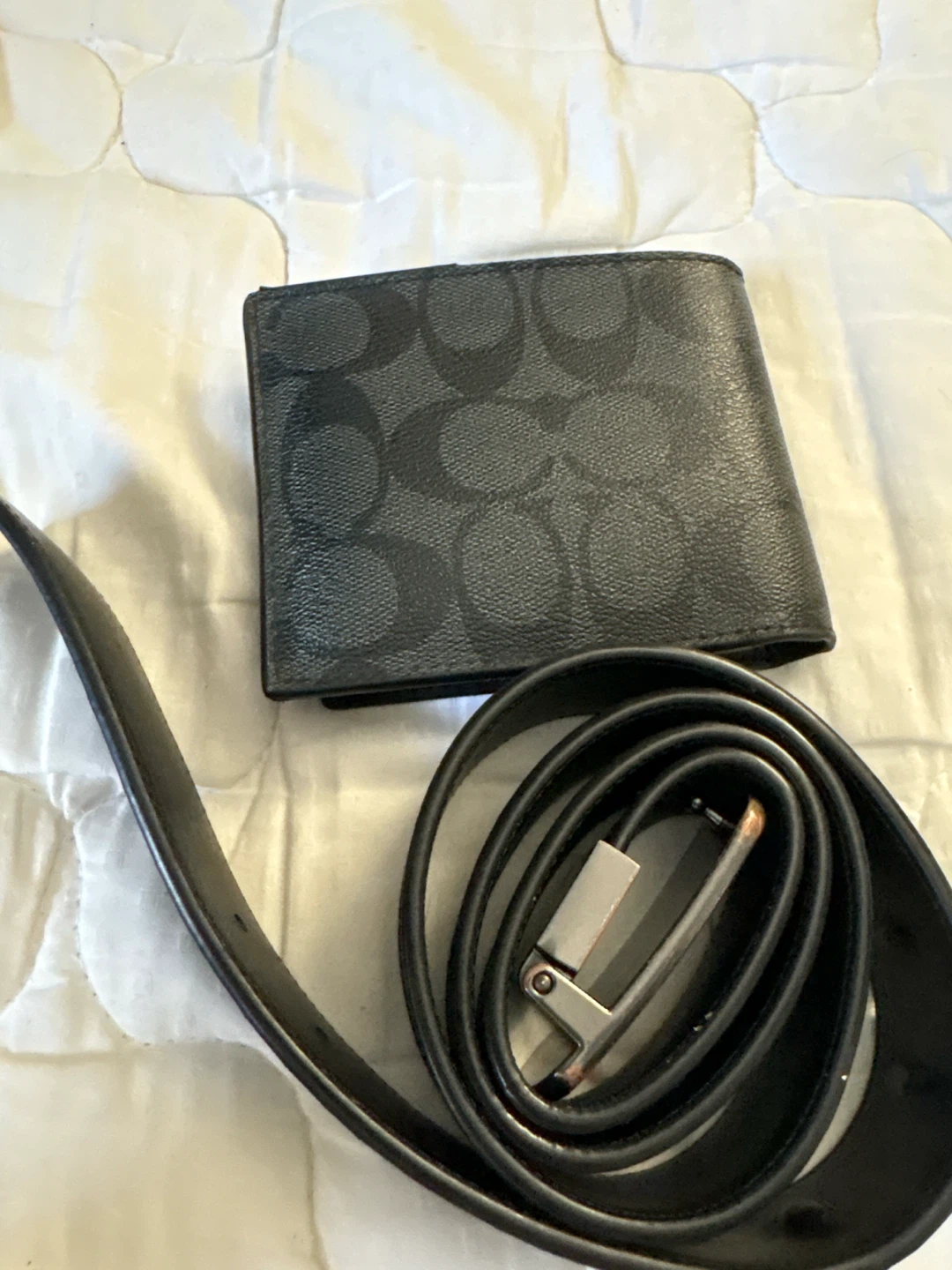 Coach Signature Belt and Wallet Set - photo 3