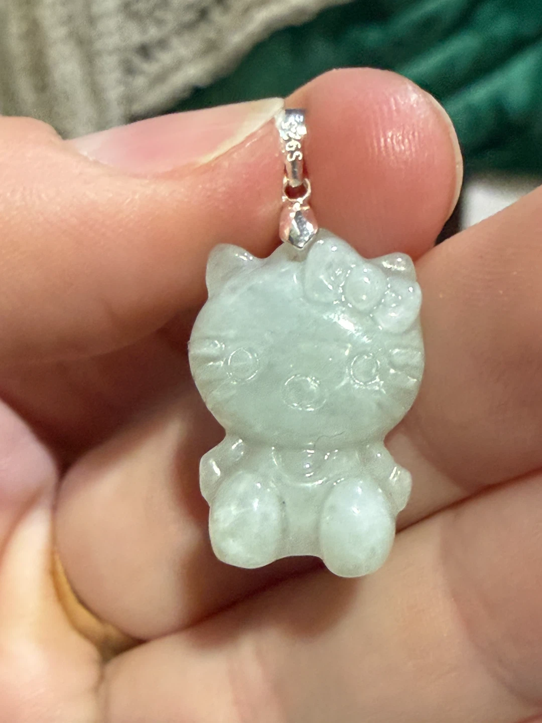 Hello Kitty Jade Pendant - photo 4