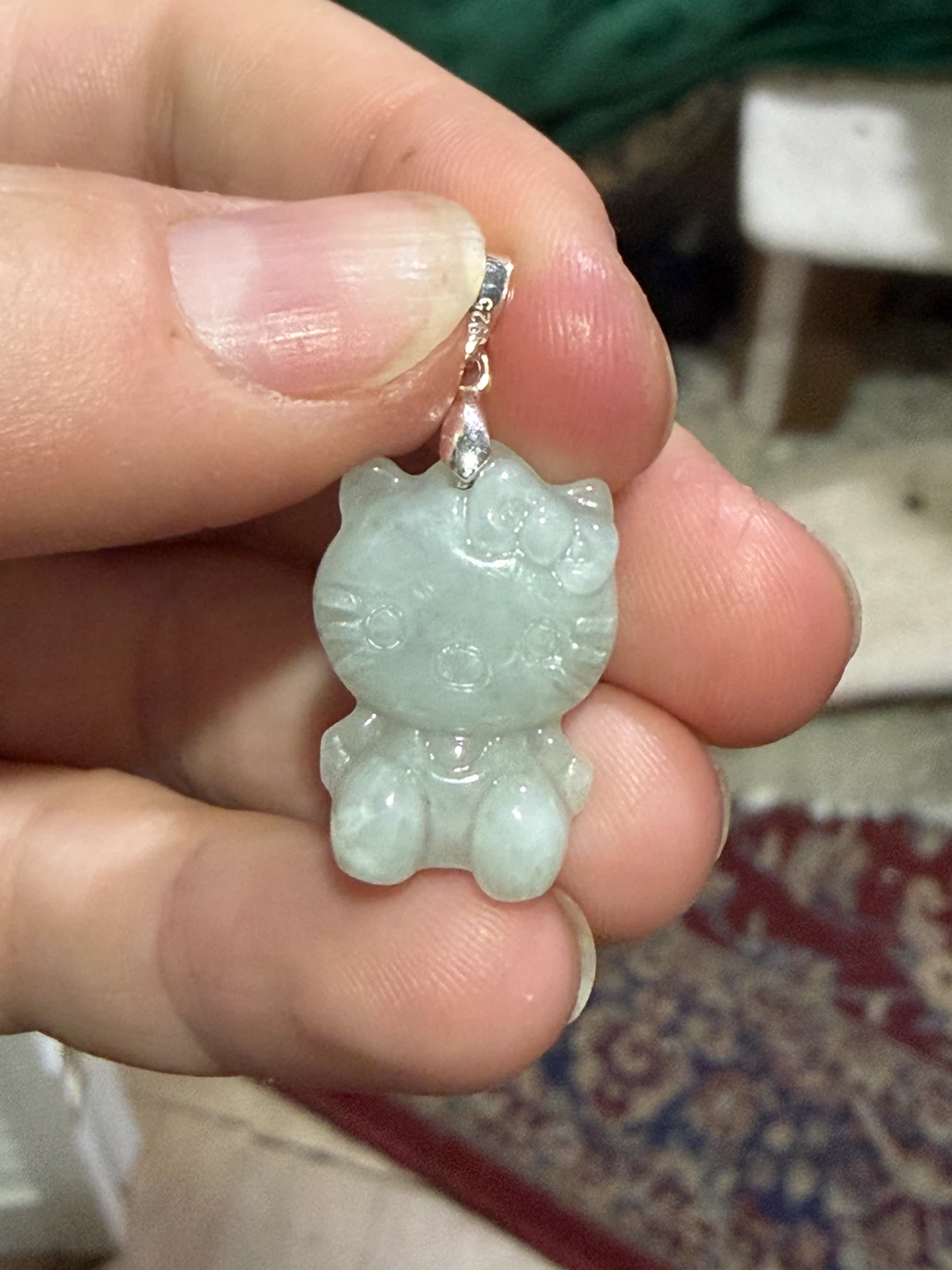Hello Kitty Jade Pendant - photo 5