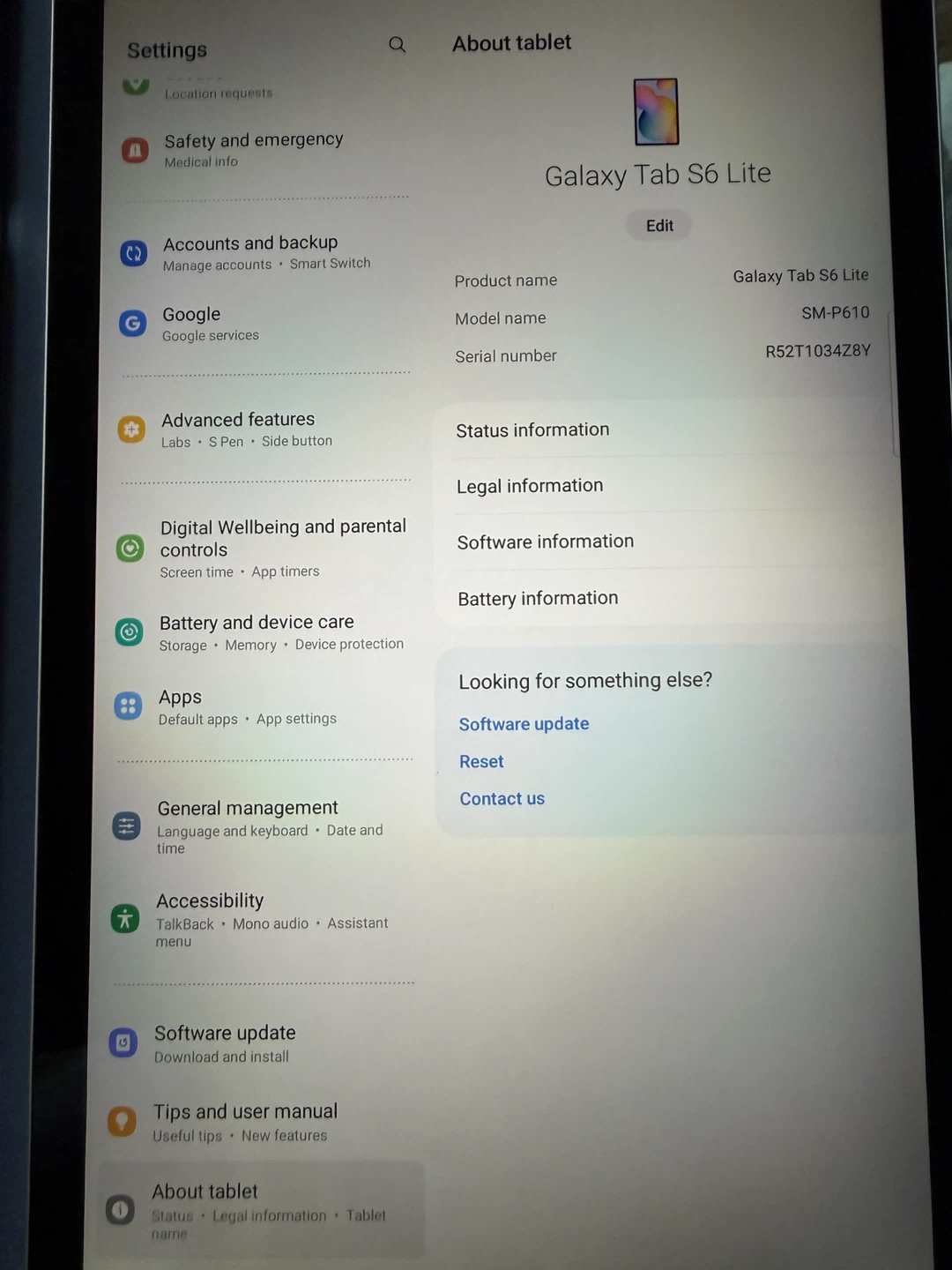 Samsung galaxy tab s6 lite is for sale - photo 3