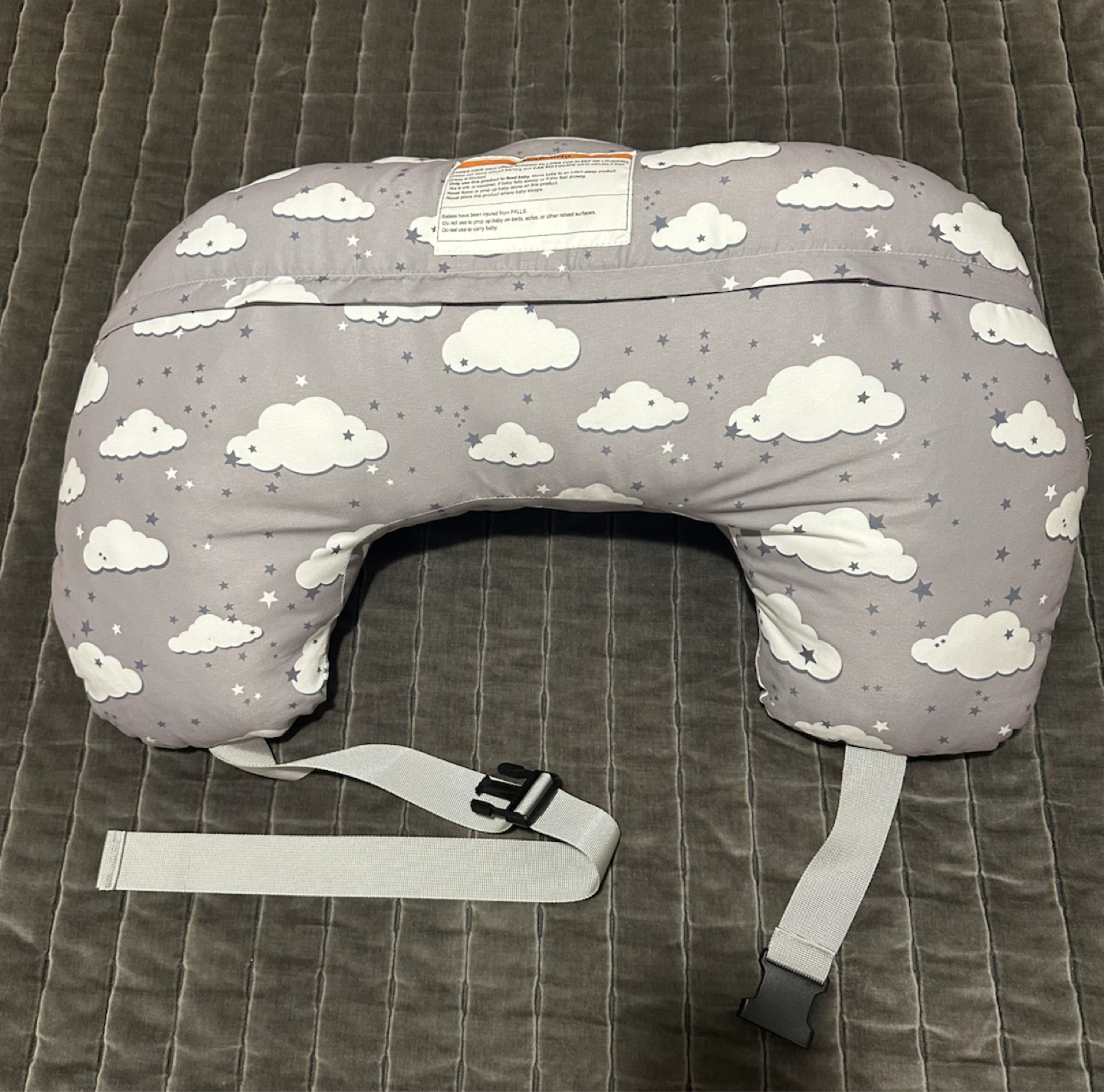 Gray Cloud Nursing Pillow - photo 2