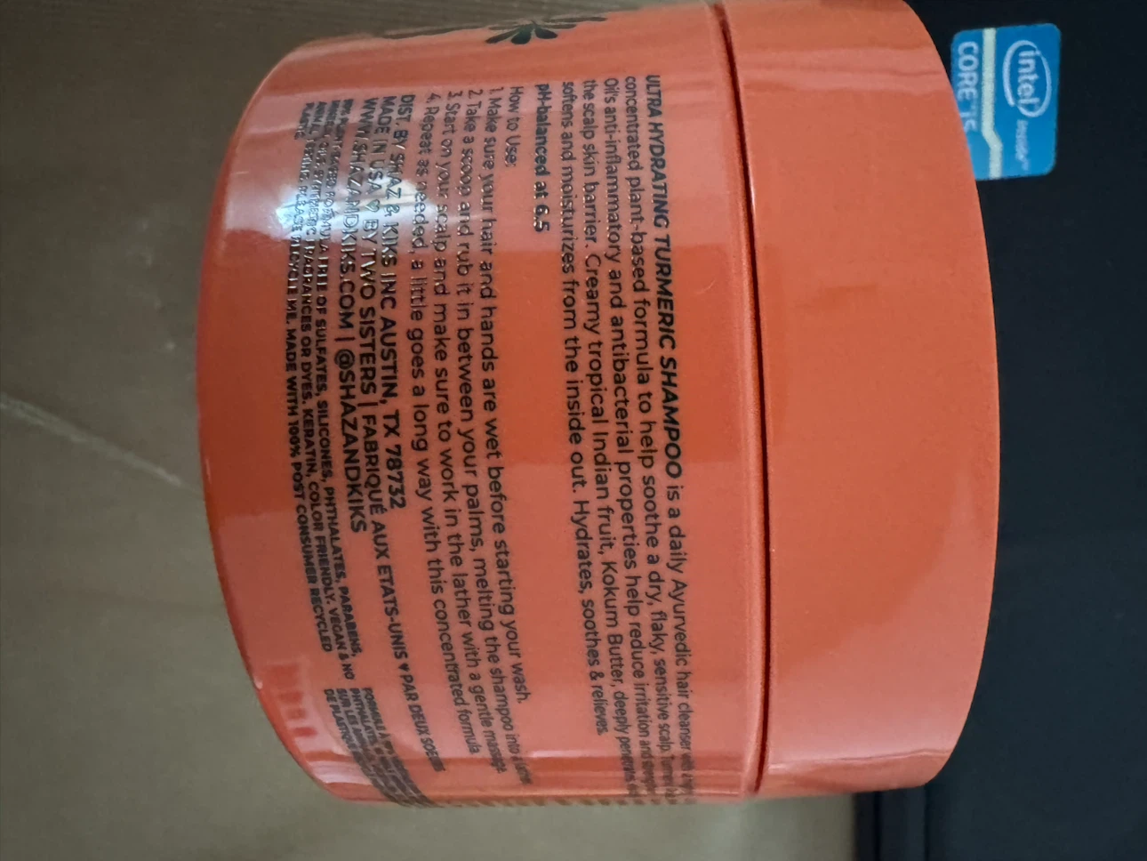 Shaz & Kiks Ultra Hydrating Turmeric Shampoo - photo 2