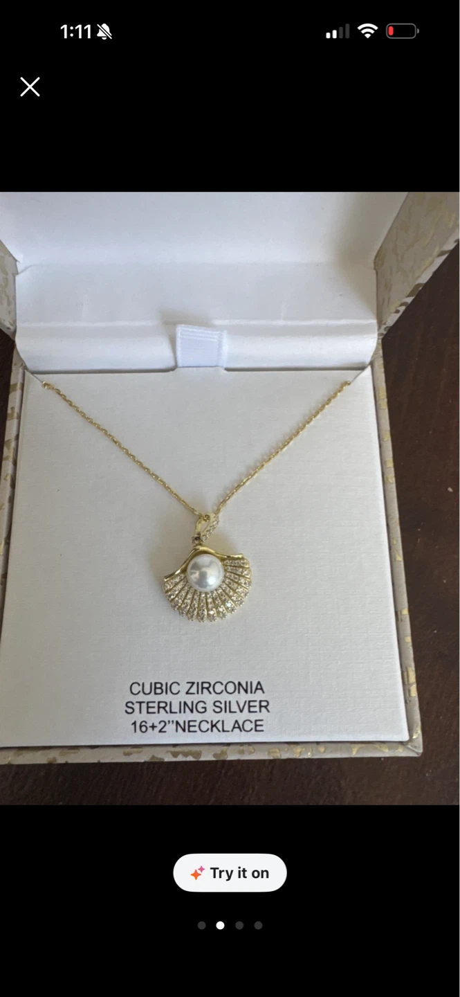 Rachel Zoe Sterling Silver Cubic Zirconia Necklace - photo 2