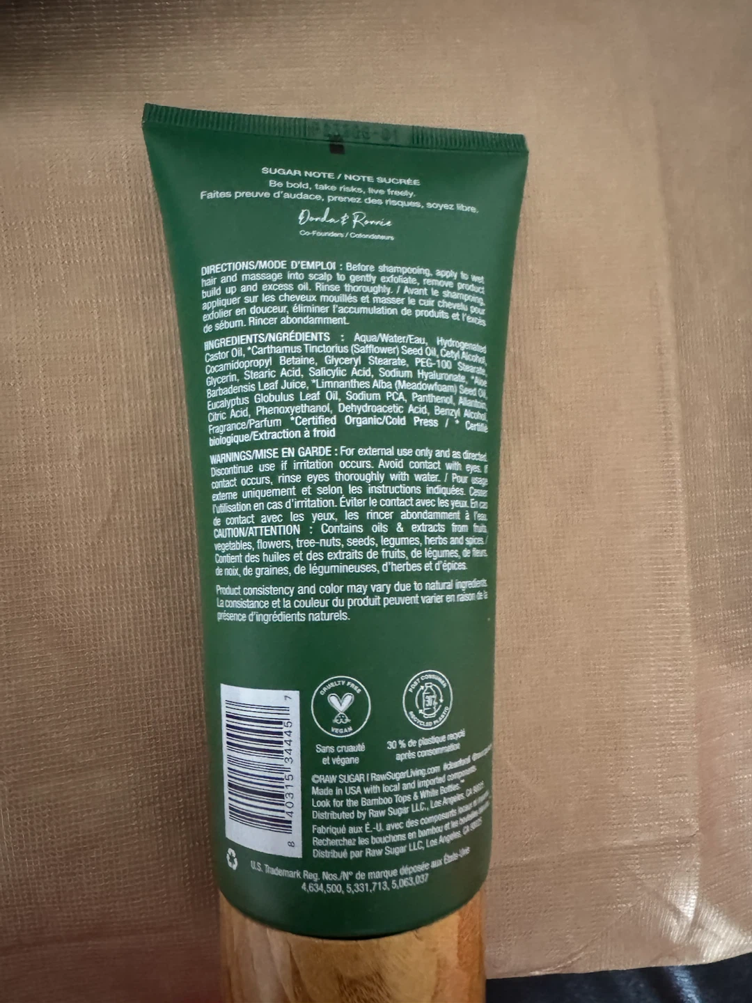 Raw Sugar The Scalp Scrub Eucalyptus + Aloe 148ml - photo 2