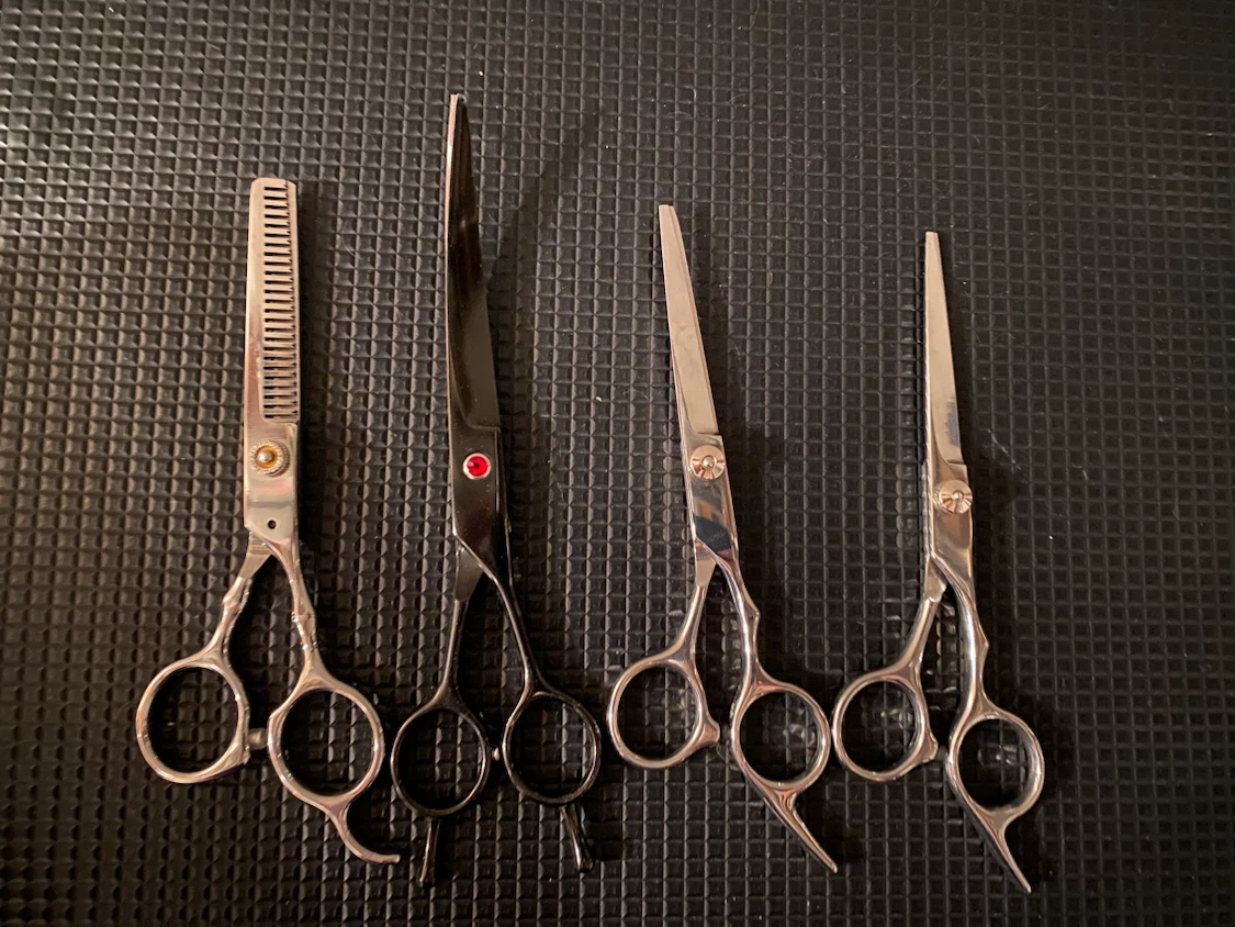 Set of 4 pet Scissors