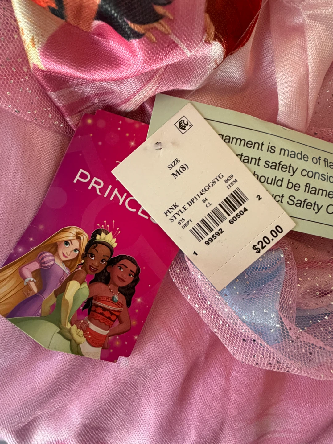 Disney Princess Girls Dress Size M (8) Pink - photo 5