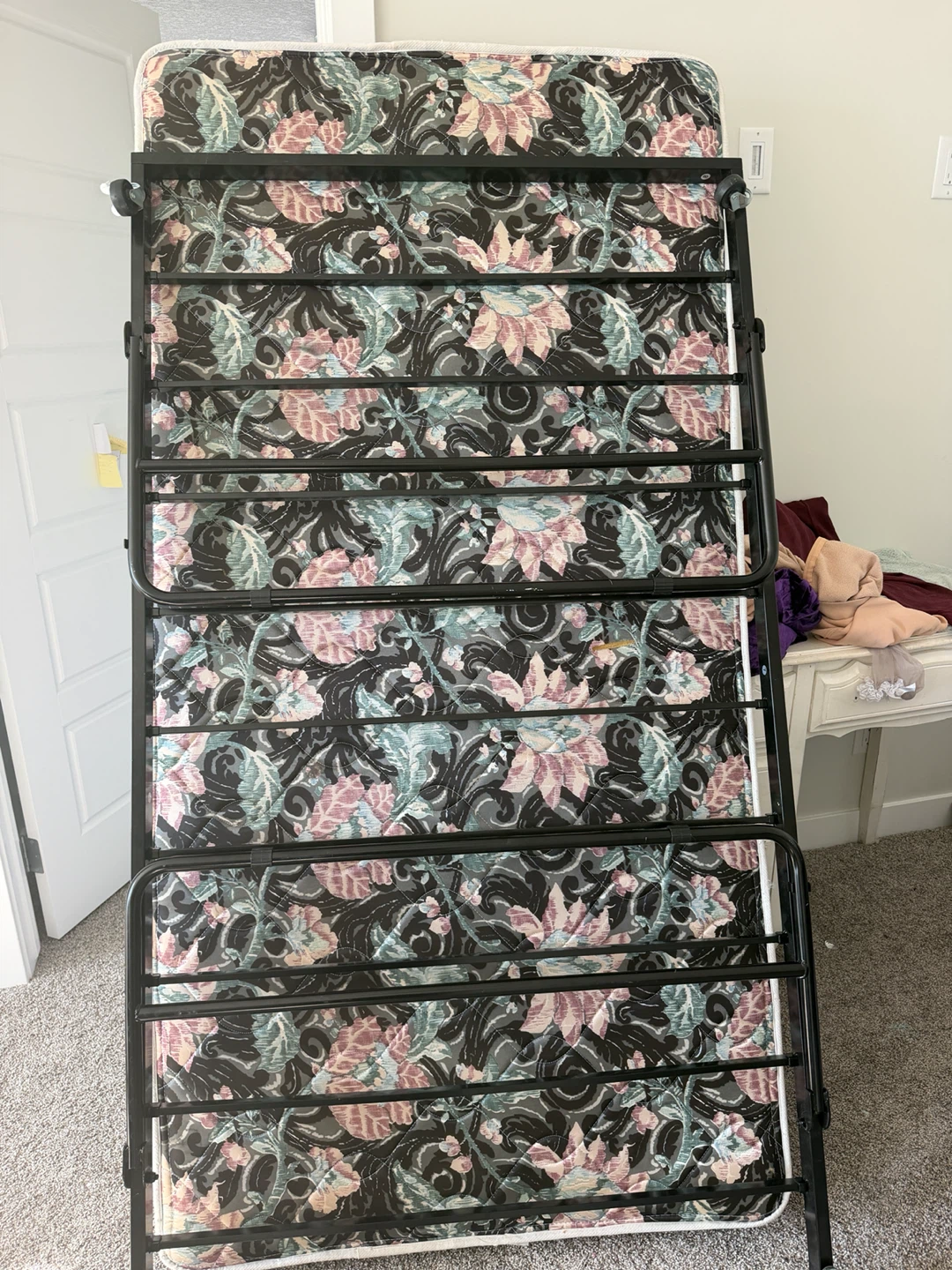 Folding Roll-Out Bed Frame with Mattress - photo 4