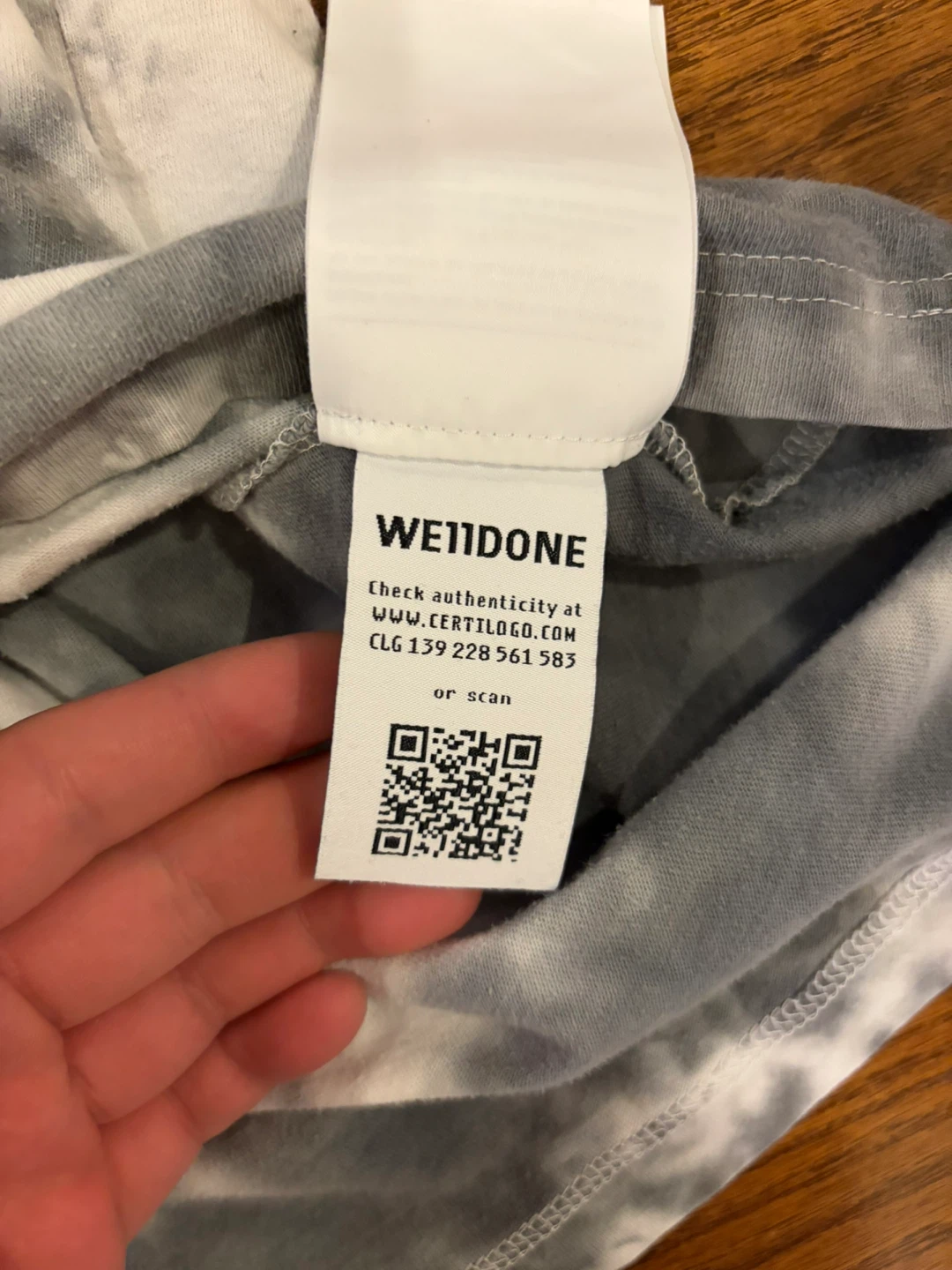 WE11DONE Tie-Dye T-Shirt - photo 3
