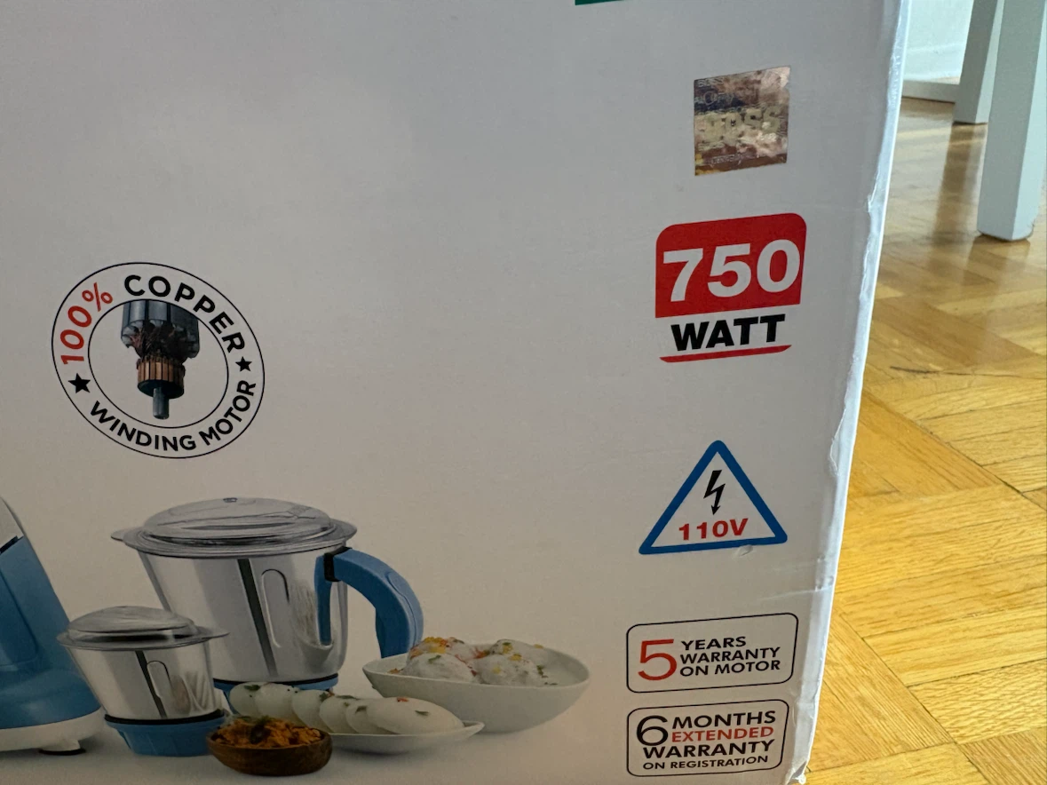 BOSS Excel Pro Mixer Grinder B-262 - photo 4
