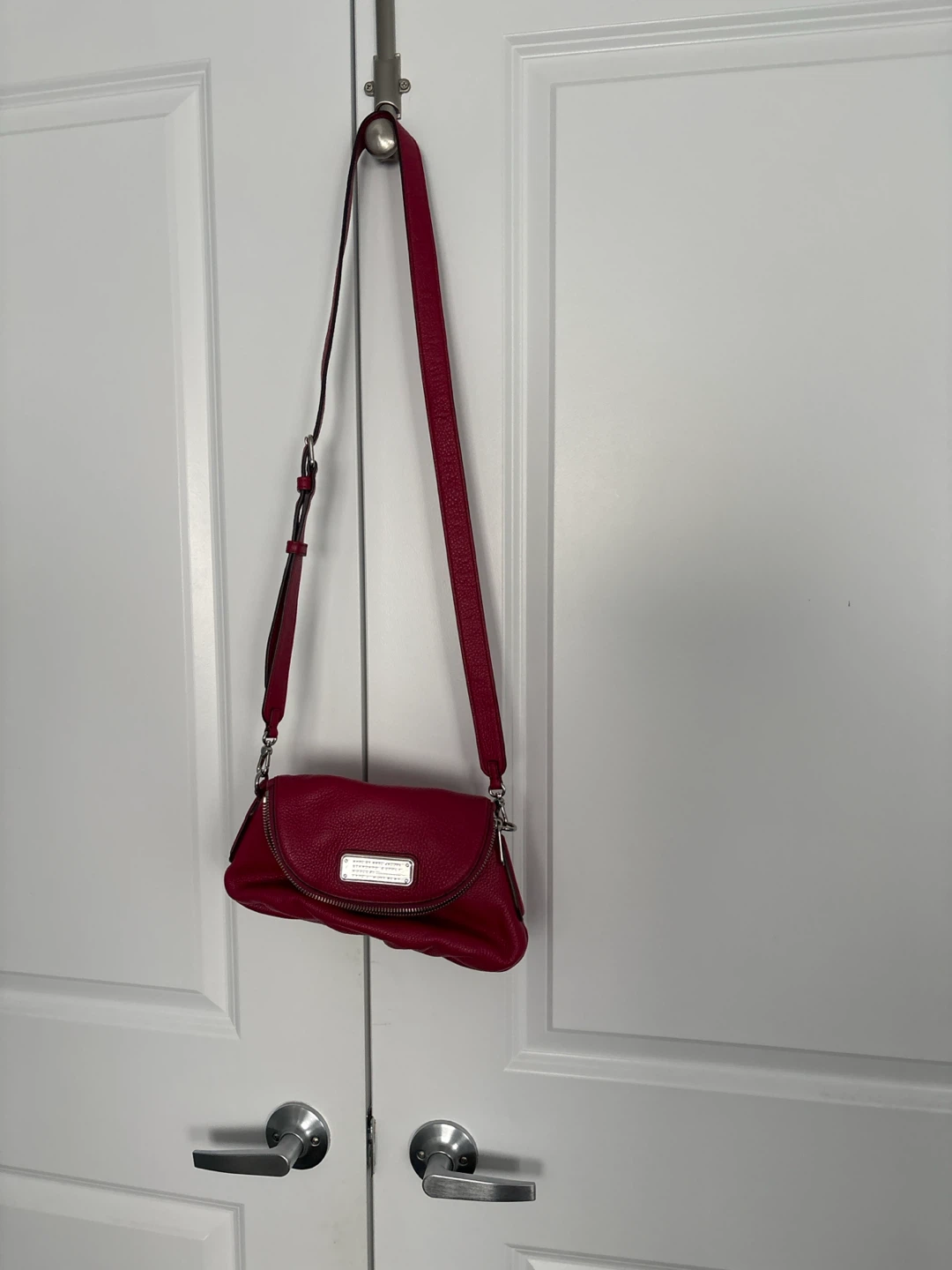 Marc Jacobs Red Leather Crossbody Bag