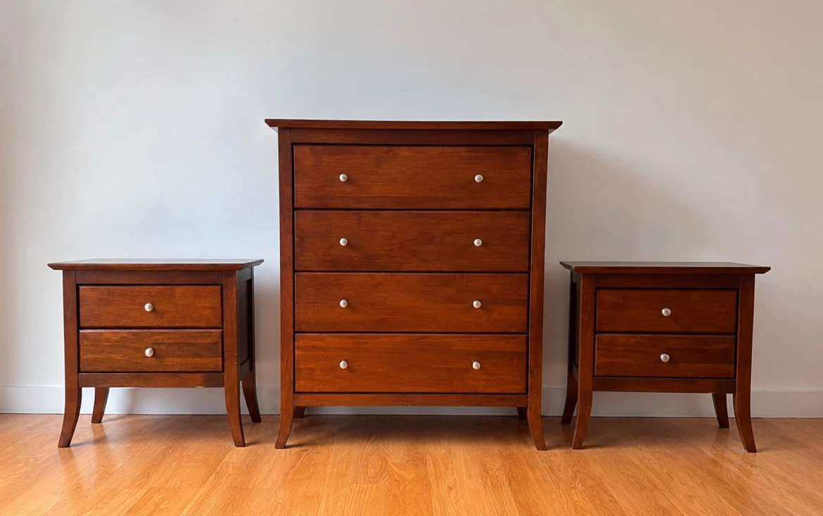 Dresser and Bed Side Table Set