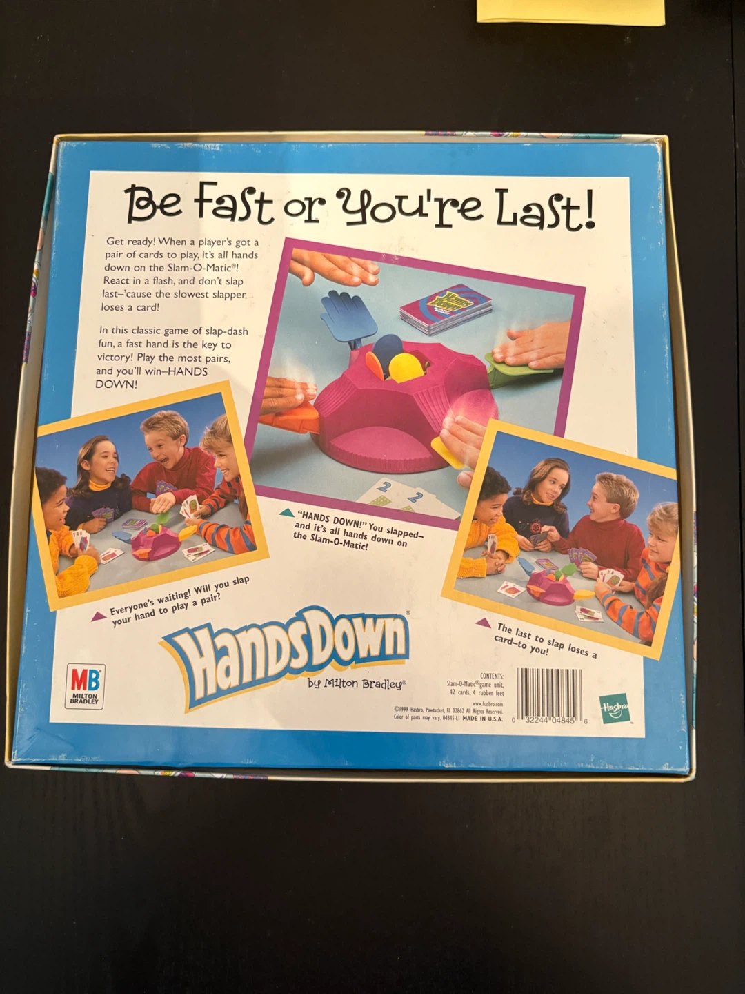 Hands Down Board Game by Milton Bradley - photo 2