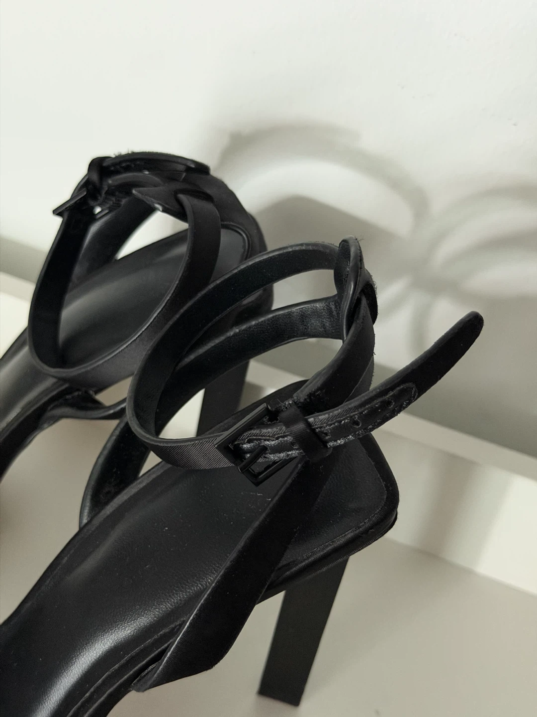 Black Strappy Heeled Sandals - photo 5