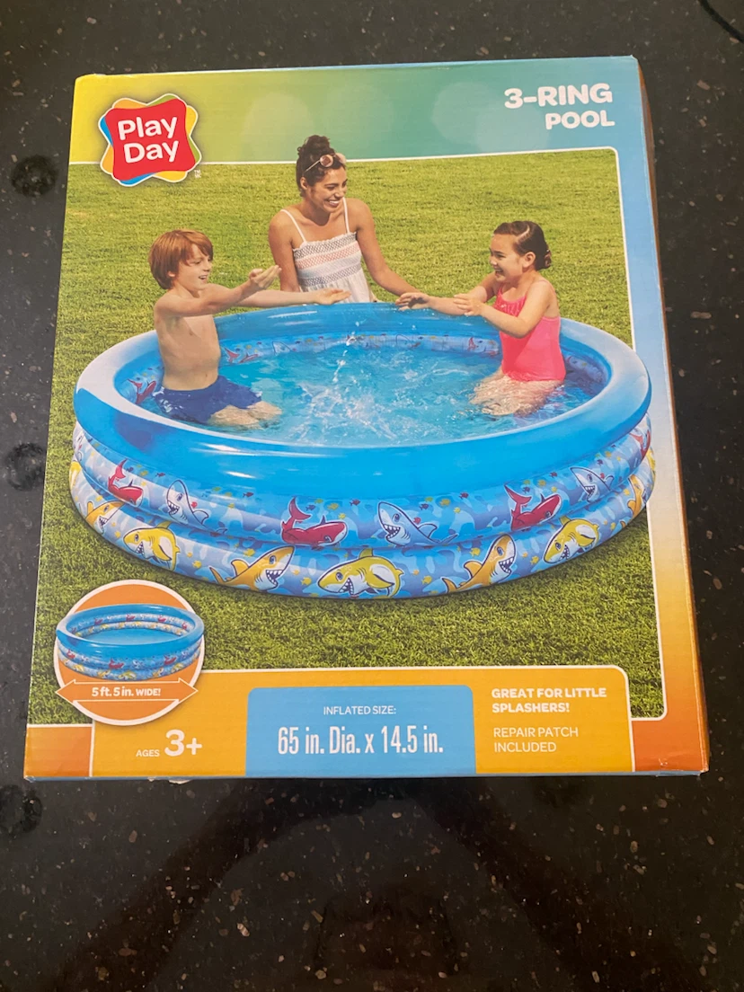 Play Day 3-Ring Pool - 65 in. Dia. x 14.5 in.