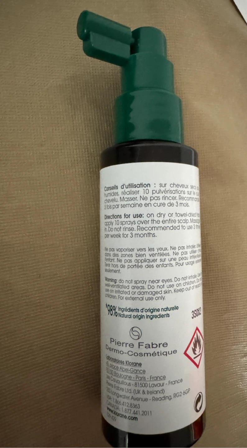 Klorane Hair Strengthening Serum with Quinine & Edelweiss - photo 2