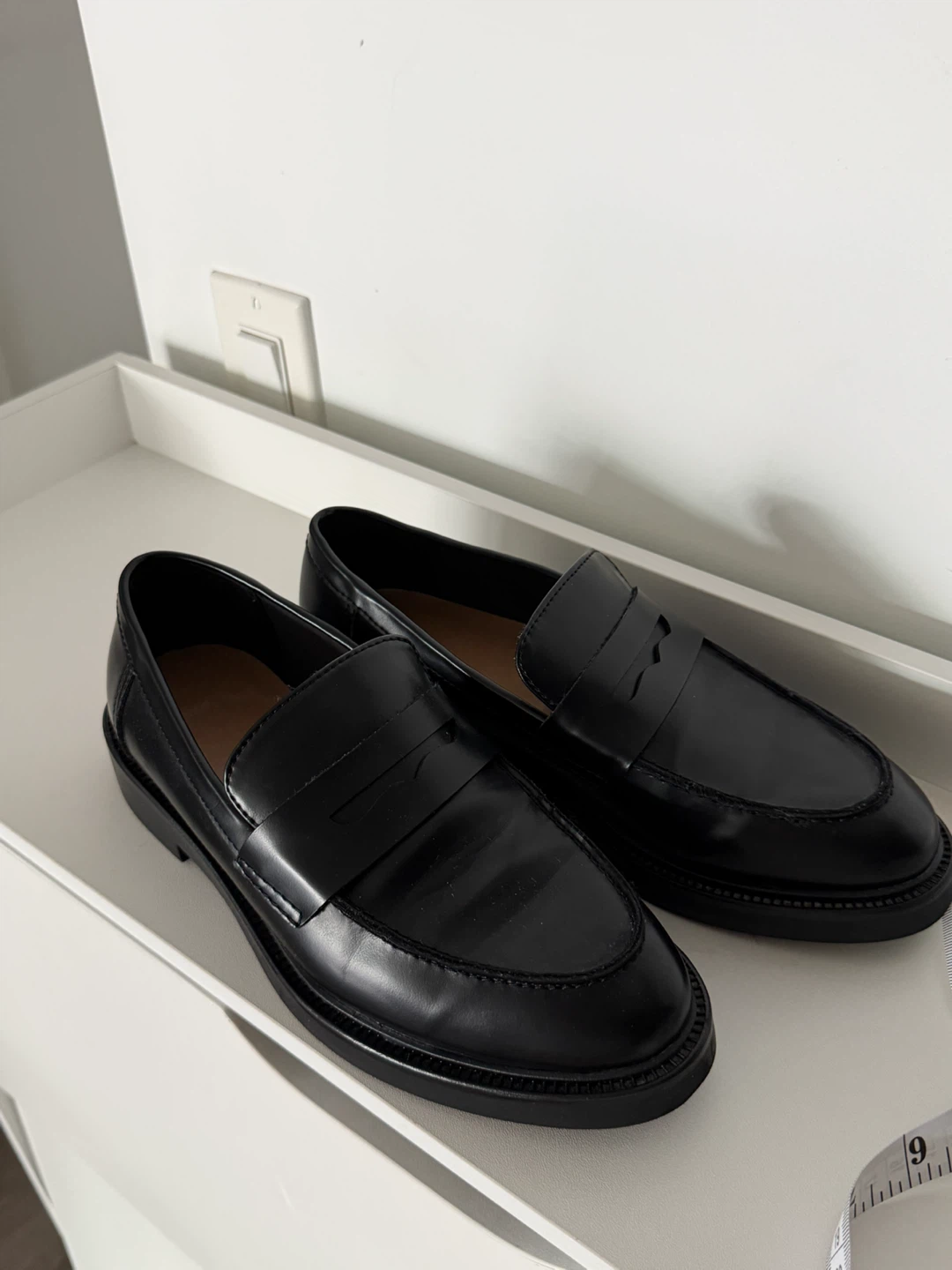 H&M Black Loafers Size 7 (EUR 38)