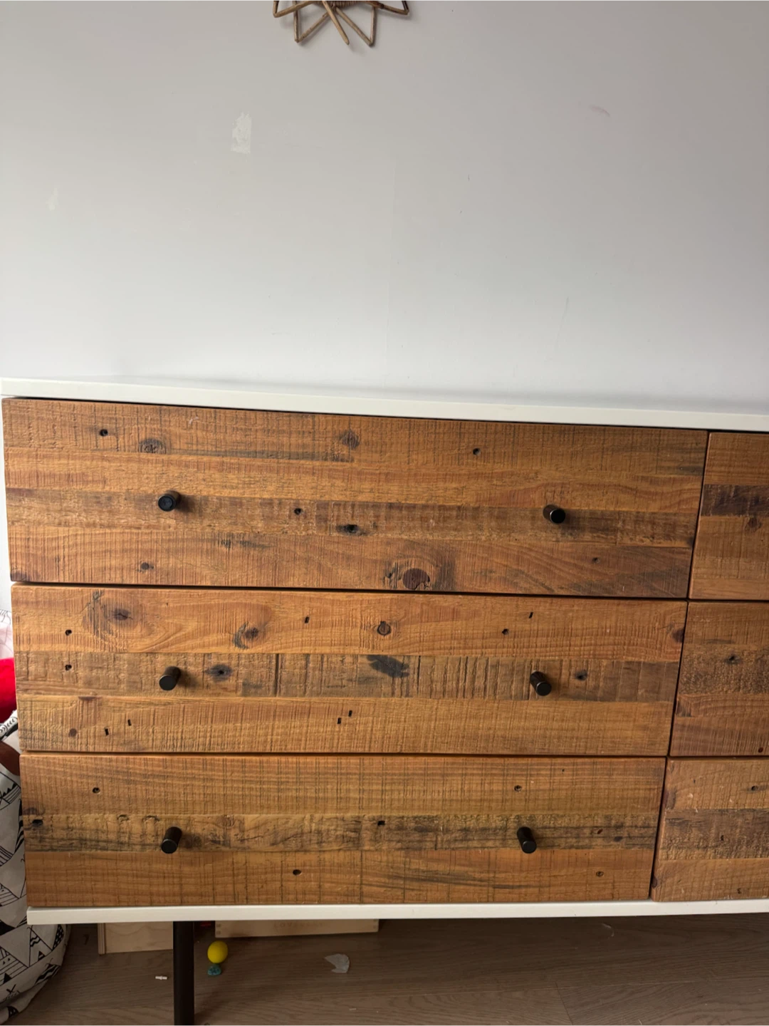 West Elm Emmerson 6-Drawer Reclaimed Wood & Lacquer Dresser - photo 3