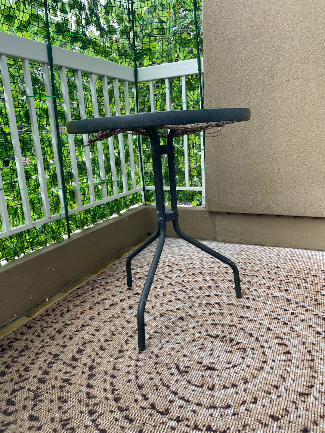 Outdoor Glass Bistro Table perfect for Balcony or Patio - photo 3