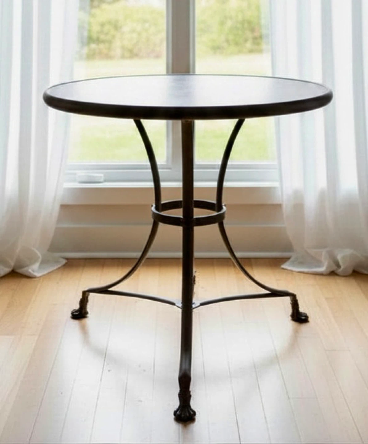 32" French Lion's Foot Brasserie Table by RH