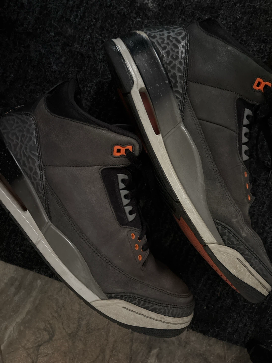 Air Jordan 3 Retro "Night Stadium/Total Orange" Mens Shoes - photo 2