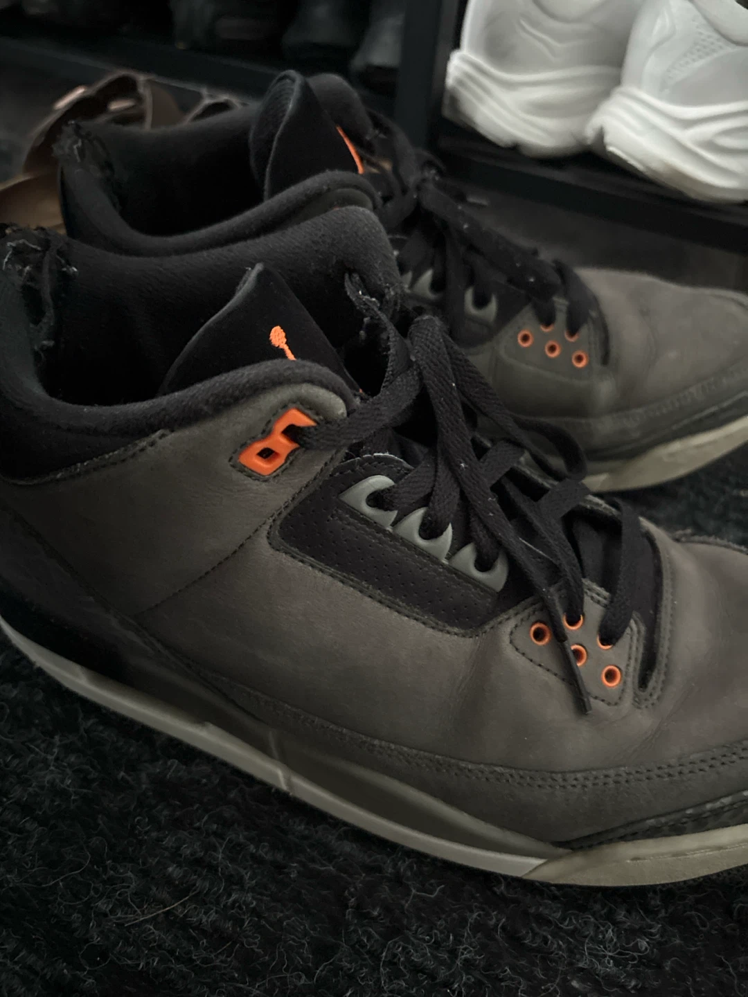 Air Jordan 3 Retro "Night Stadium/Total Orange" Mens Shoes - photo 3