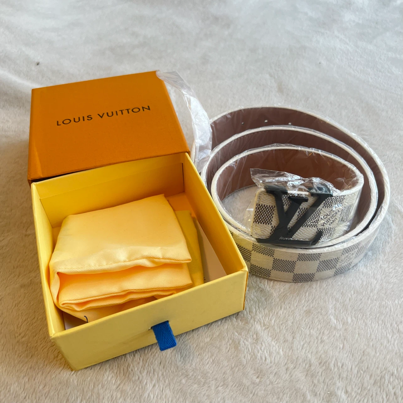 Louis Vuitton Damier Azur Belt