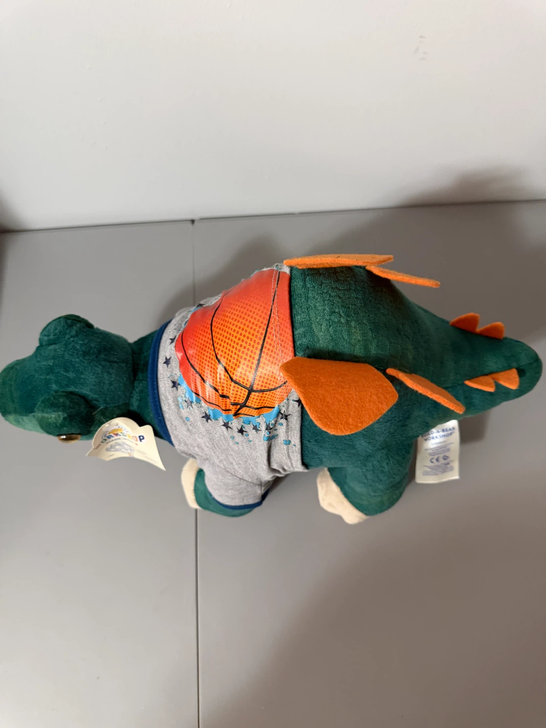 Build-A-Bear Green Dinosaur Plush with Basketball Shirt - photo 4