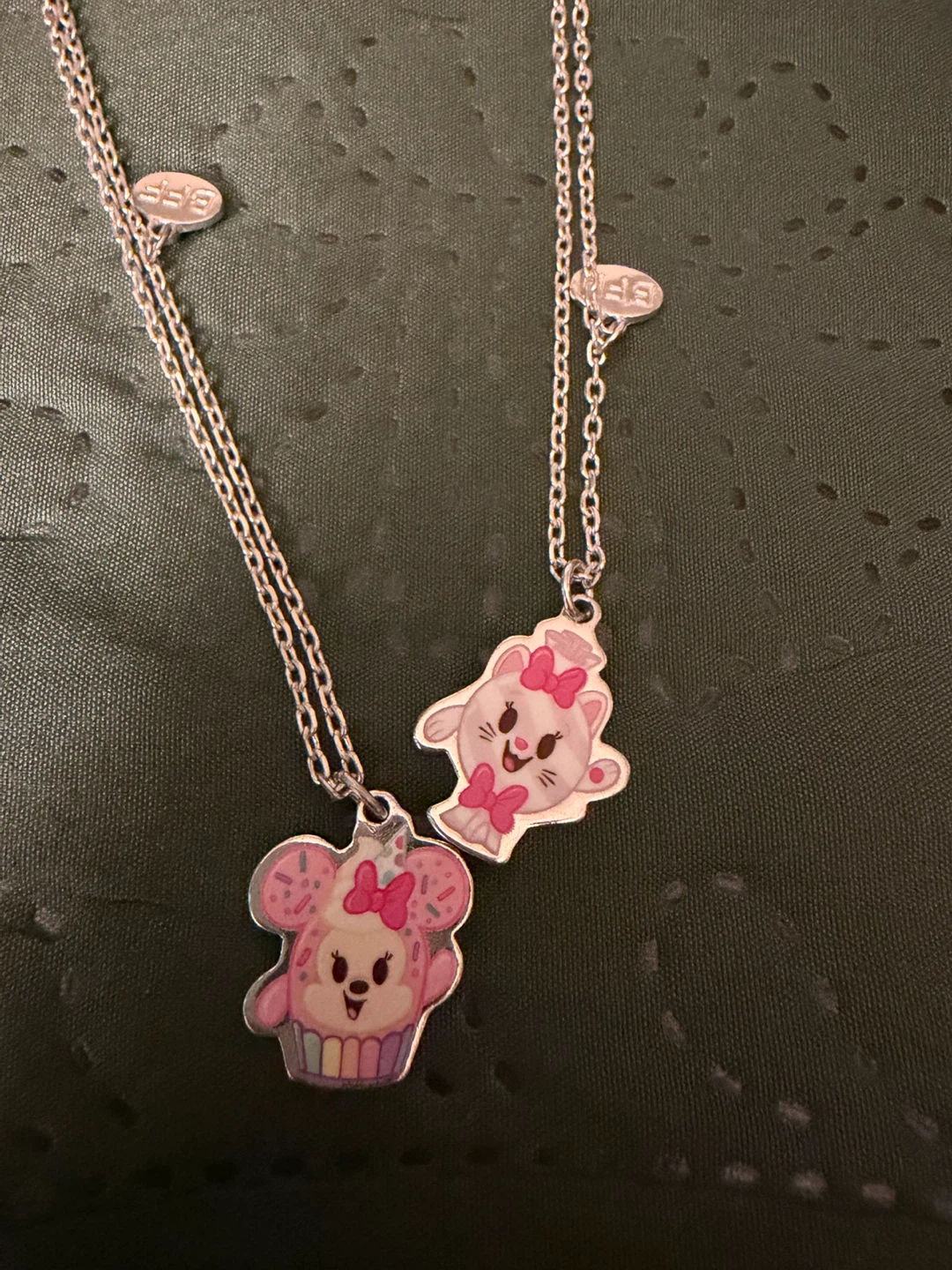 Set of 2 BFF Necklaces with Charms