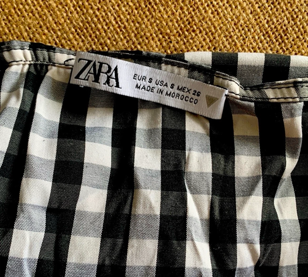 Zara Gingham Mini Dress - photo 3