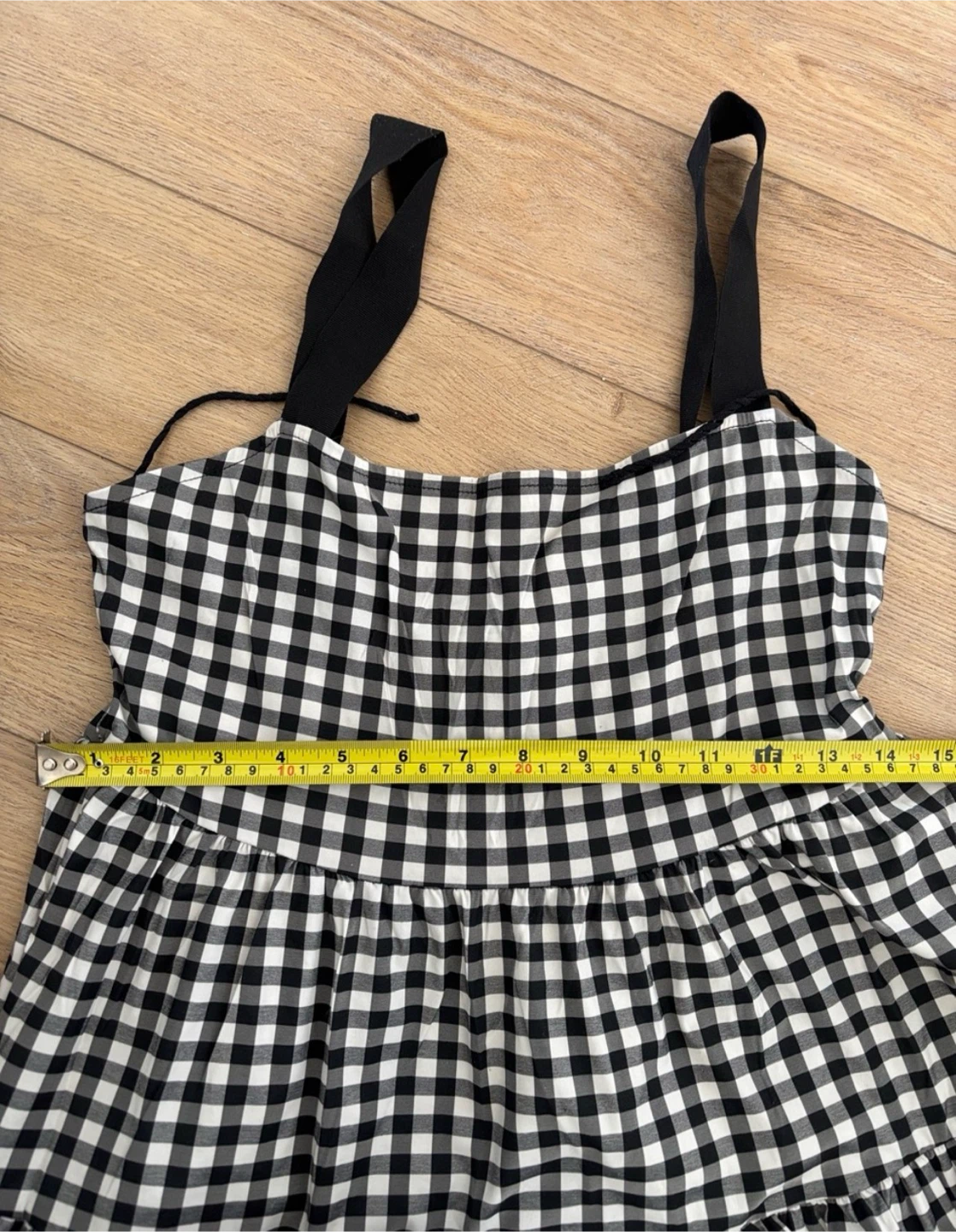 Zara Gingham Mini Dress - photo 4