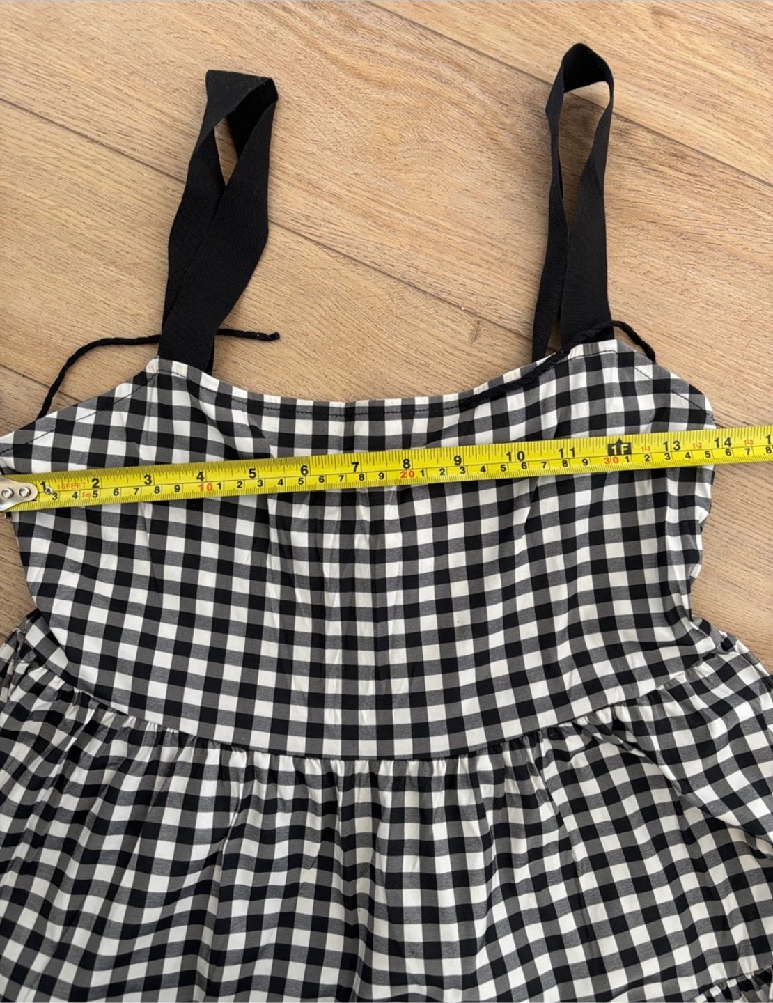 Zara Gingham Mini Dress - photo 5