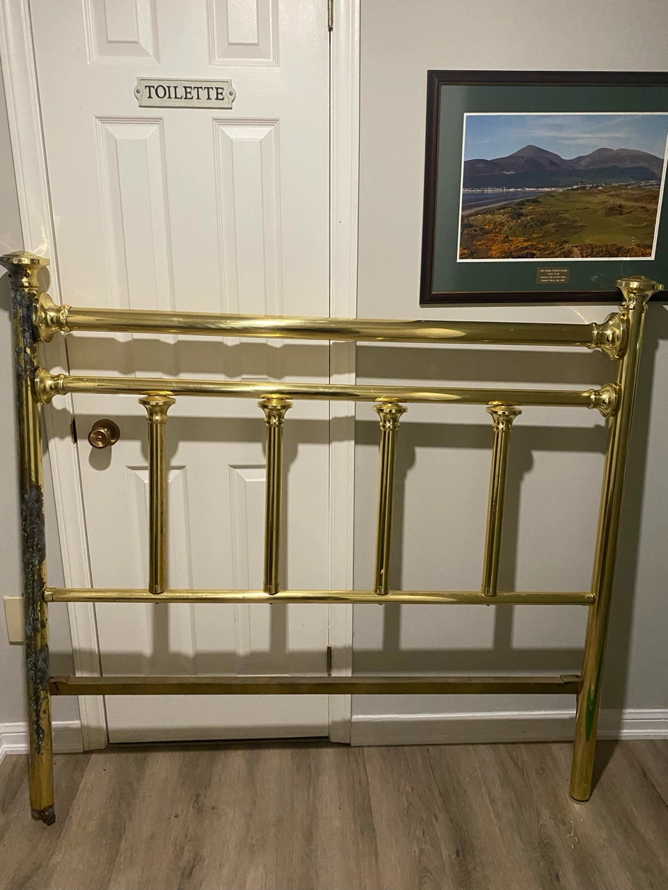 Antique double brass bed. - photo 2