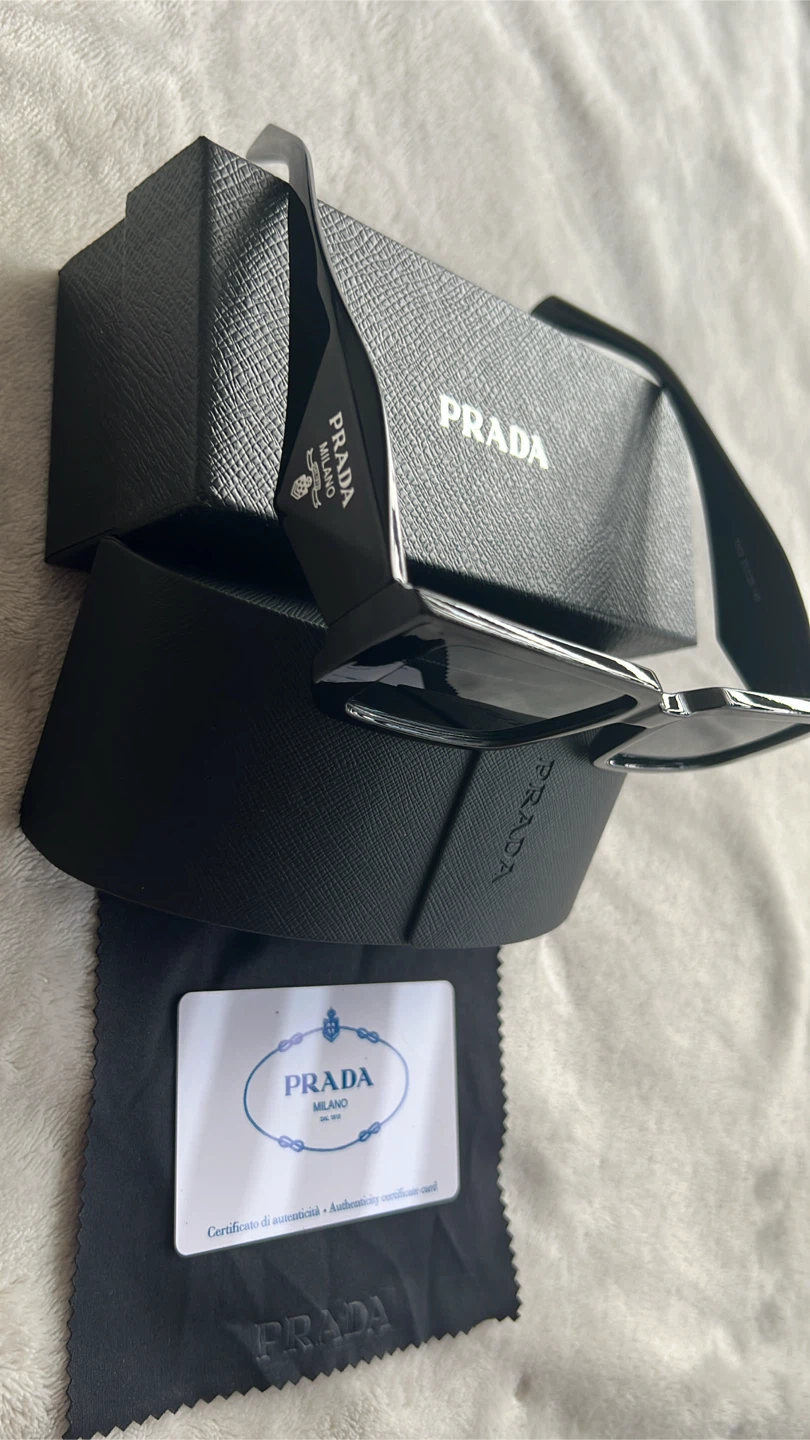 Prada Black Sunglasses with Case