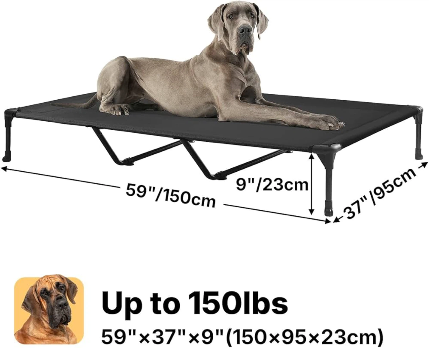 Veehoo Cooling Elevated Dog Bed - New - photo 3