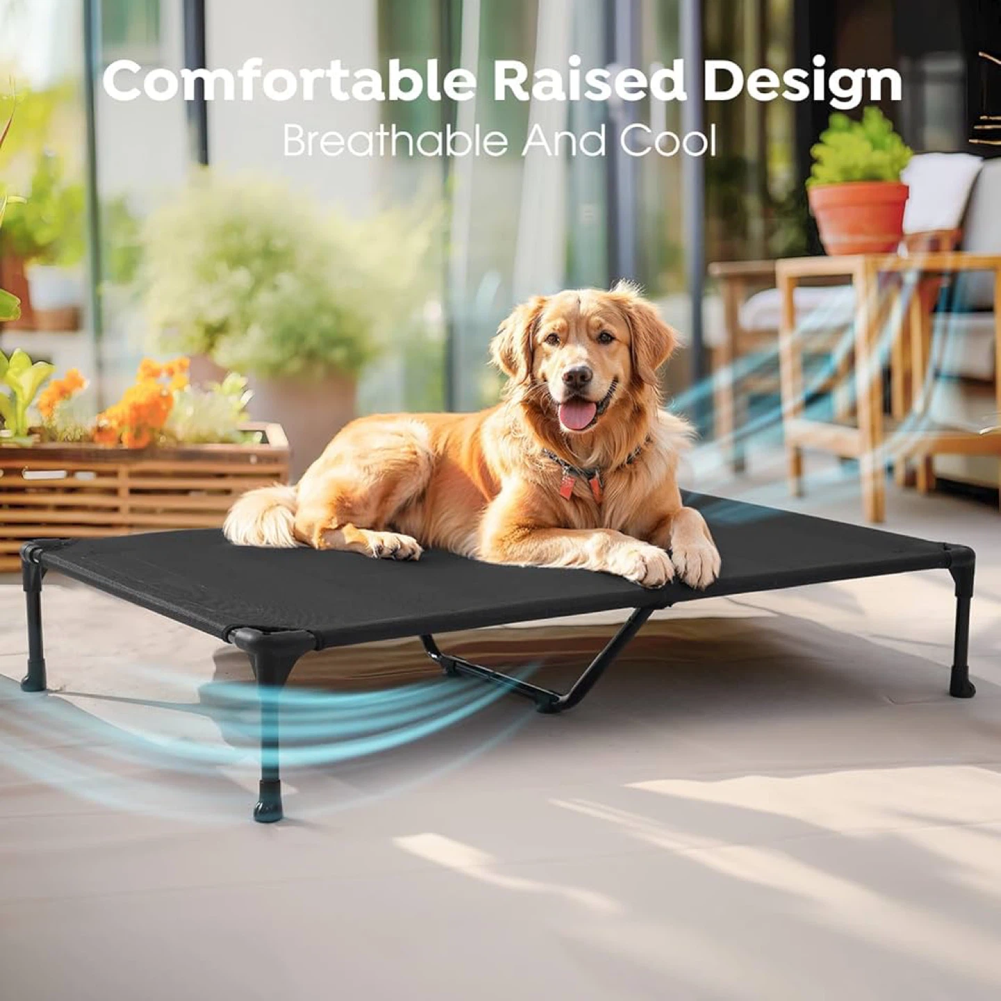 Veehoo Cooling Elevated Dog Bed - New - photo 2